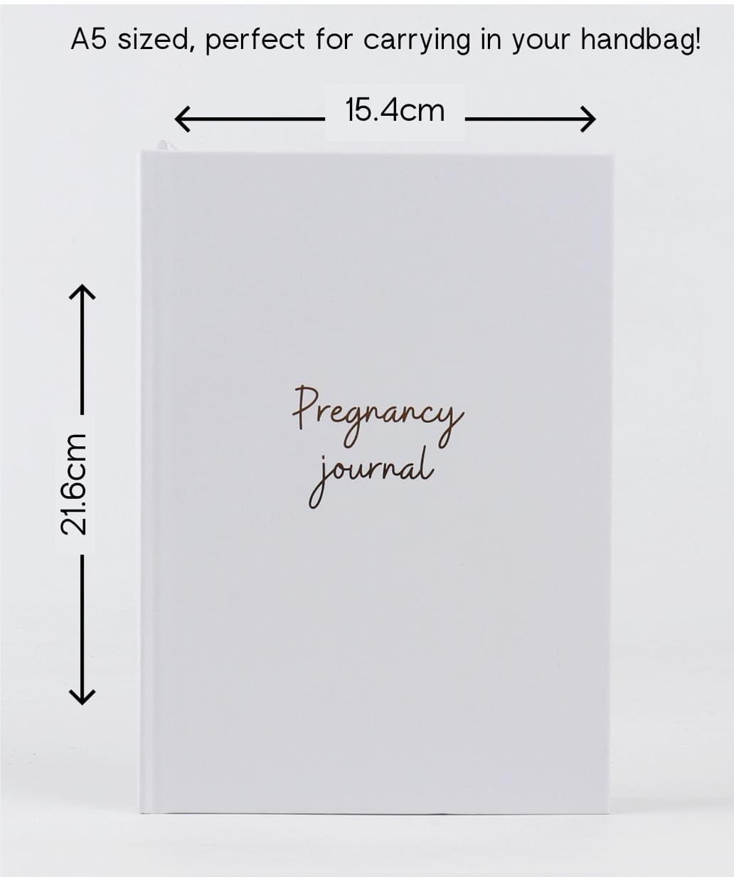 Pregnancy Journal | Bump To Baby Book | 9 Months Journal | White & Gold Mother To Be Journal | Week By Week Pregnancy Diary - image 3