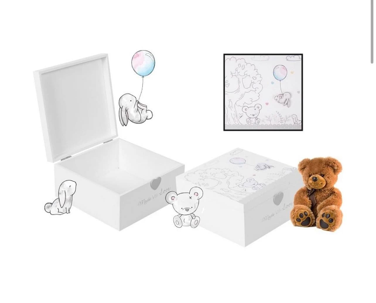 Baby Keepsake Box | Personalised Keepsake Box  | Wooden Special Memory Box | New Baby Gift | Baby Shower | - image 3