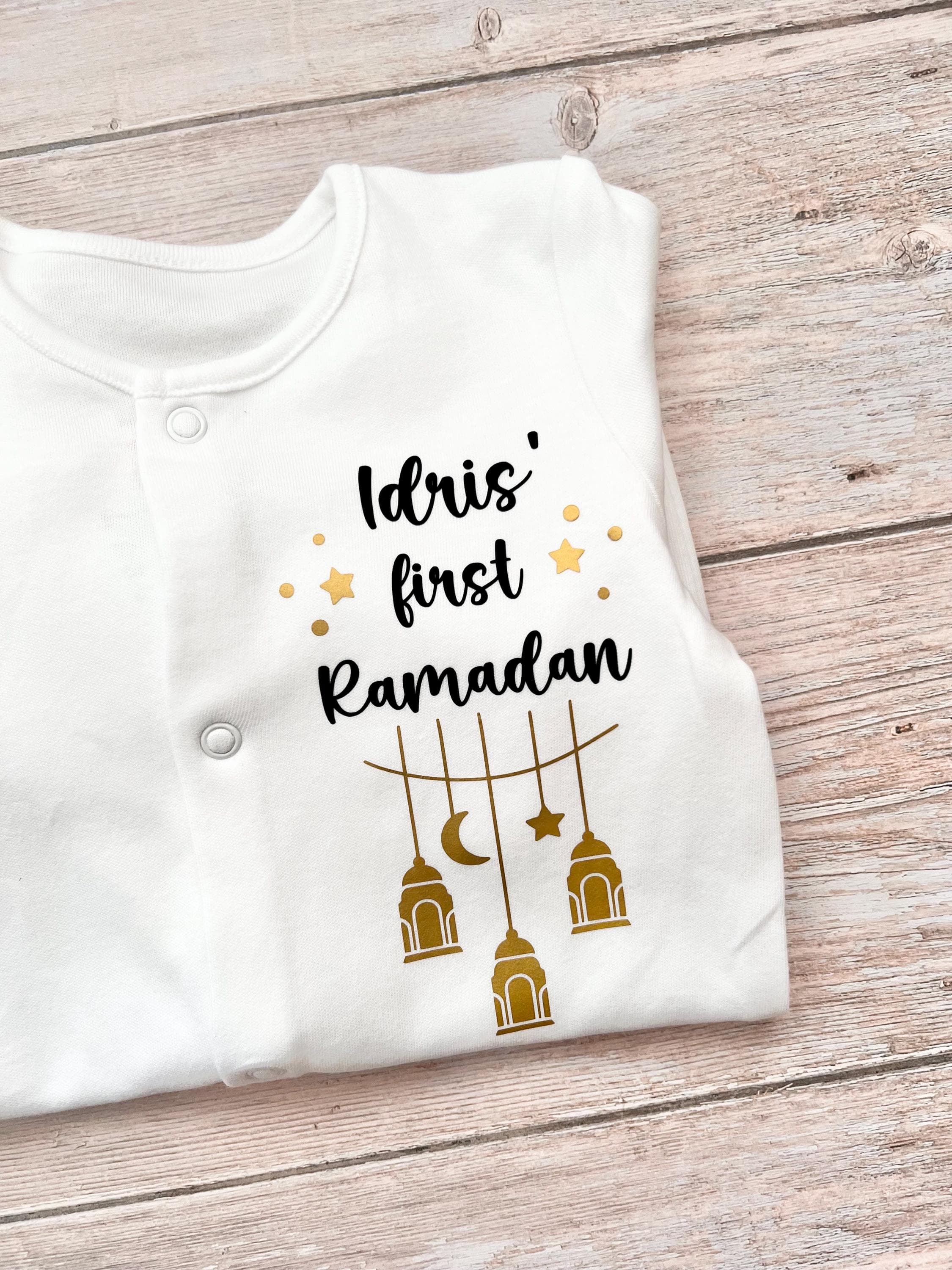 Babys First Ramadan | Personalised My 1st Ramadan Grow | Islamic Baby Gifts | Eid Baby Clothes | Gifts For Muslim Baby | Ramadan Baby Grow - image 5