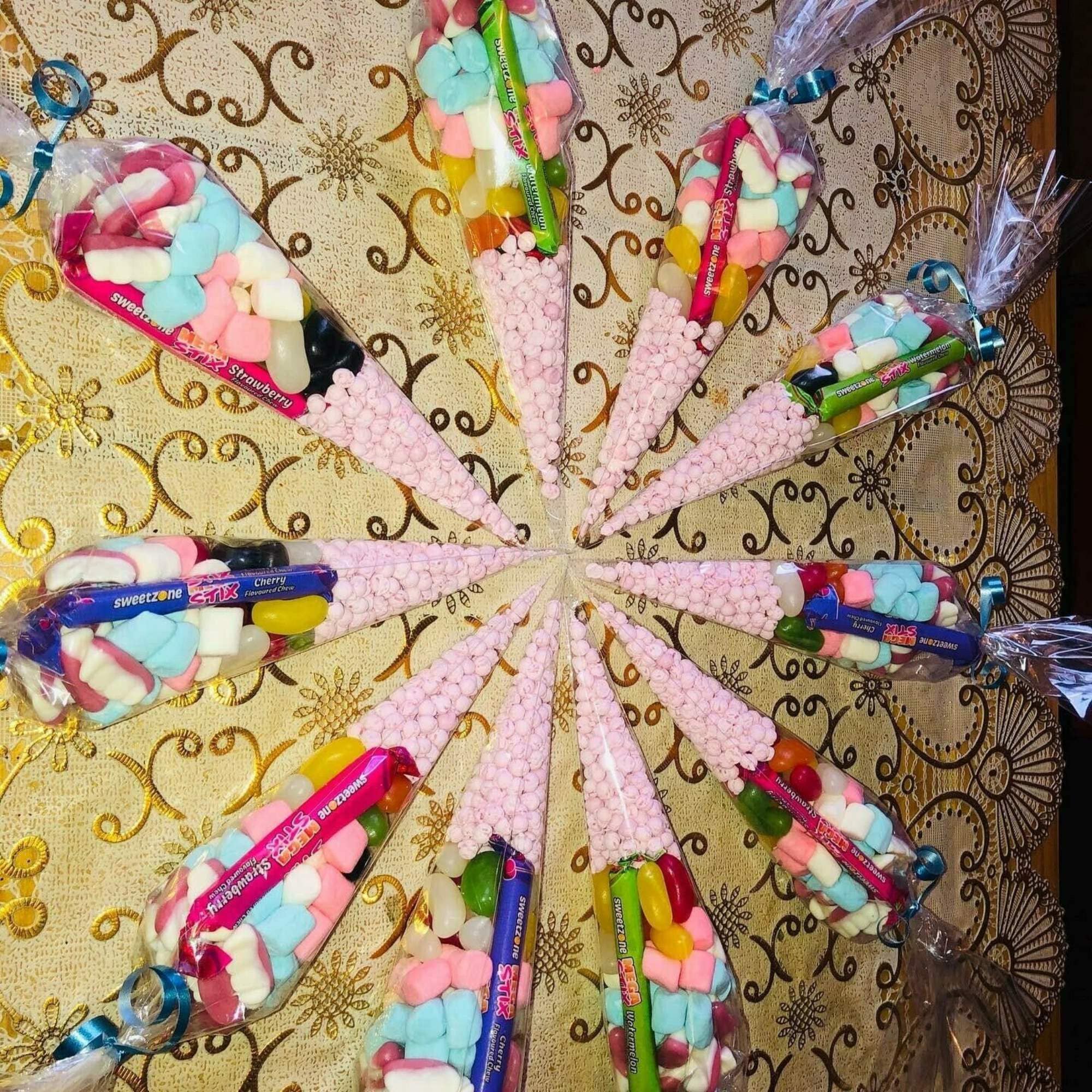 5 X Delicious Pre Filled Sweet Cones For All Occasions, Quality Sweets, Made to order (Suitable for Halal) UK only - image 4
