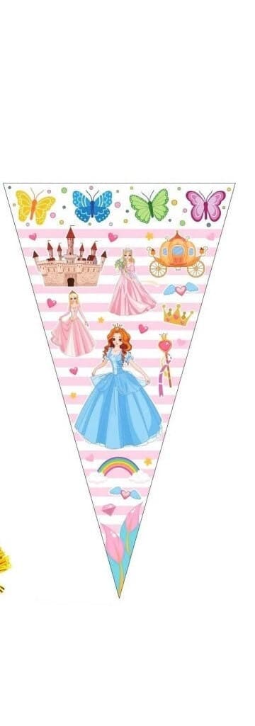 Delicious Pre-Filled Themed Sweet Cones , Random Quality Sweets, Made to order (Halal) UK only, (unicorn/princess/fairy/cars/dinosaurs) - image 4