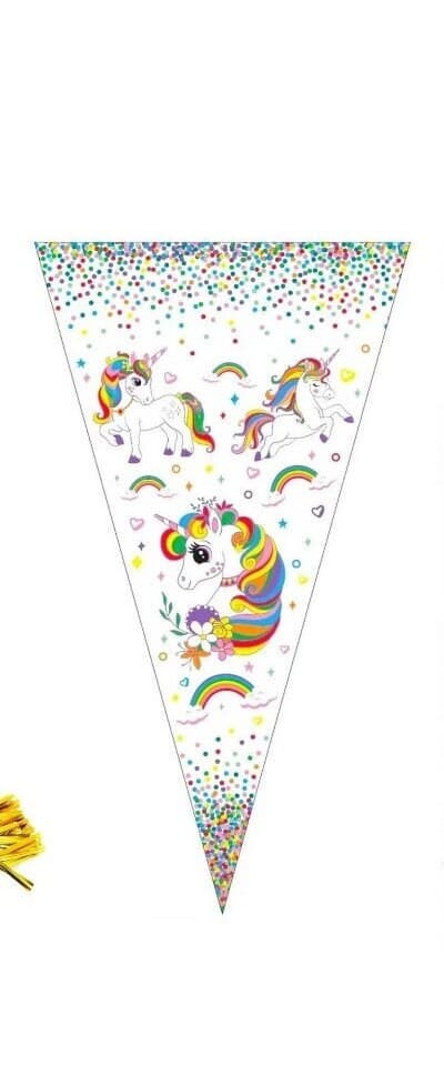 Delicious Pre-Filled Themed Sweet Cones , Random Quality Sweets, Made to order (Halal) UK only, (unicorn/princess/fairy/cars/dinosaurs) - image 5