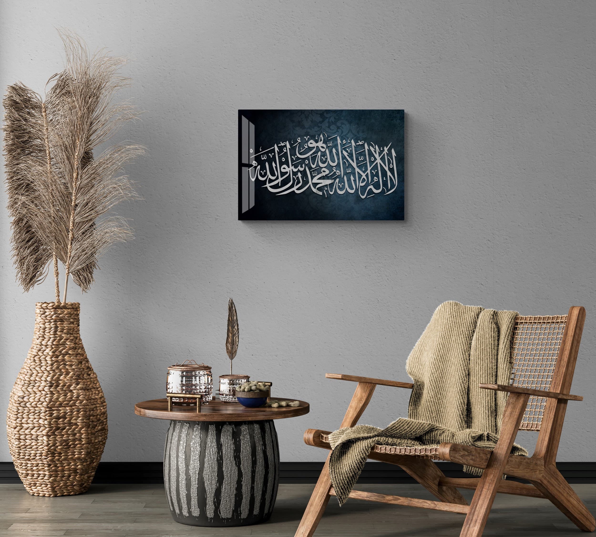 Glass Islamic Wall Art, Tempered Glass Islamic Wall Decor,  Islamic Gifts for Muslims, Arabic Calligraphy, Quran Wall Art, Allah Wall Decor - image 3