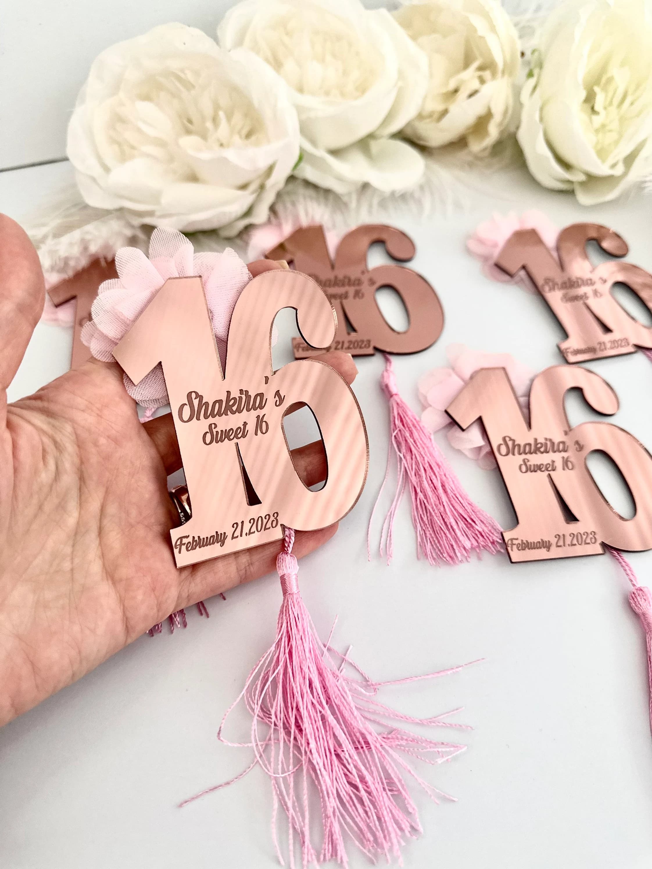 Custom Quinceañera Favors, Sweet 16 Magnets, Cheap Party Favors, Sweet 16 Birthday Favors, Sweet 16, Birthday Party Gift, Quinceañera Gift - image 3