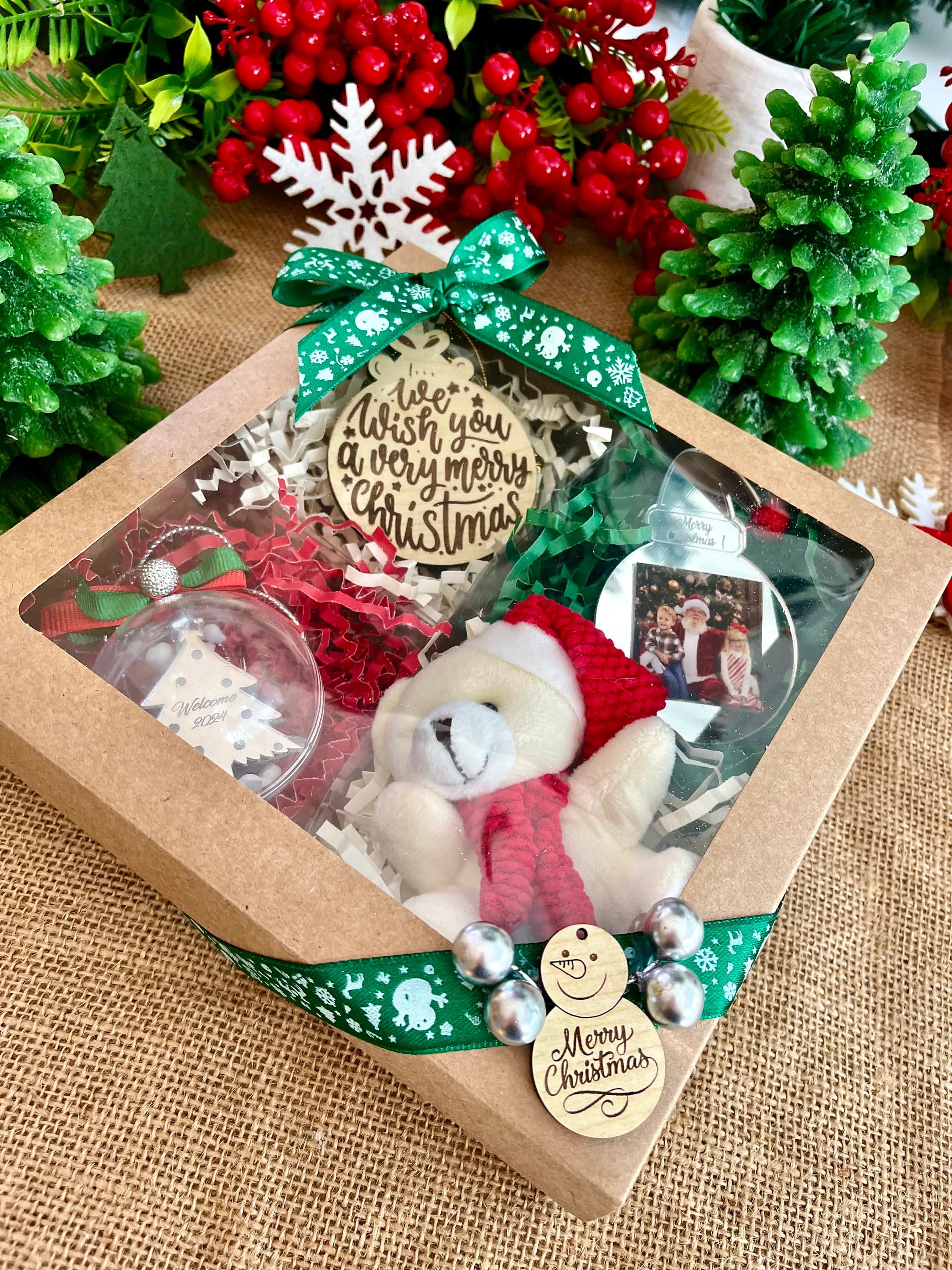 Personalized Christmas Gift Box, Christmas Tree Gift Set, 2024 Gifts, Xmas Gifts for Her, Christmas Candle, Christmas Decor, Merry Christmas - image 3