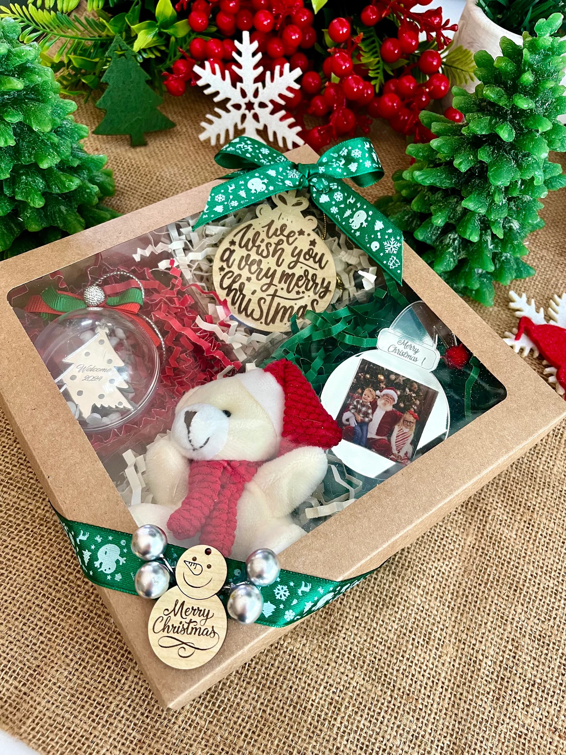 Personalized Christmas Gift Box, Christmas Tree Gift Set, 2024 Gifts, Xmas Gifts for Her, Christmas Candle, Christmas Decor, Merry Christmas - image 4