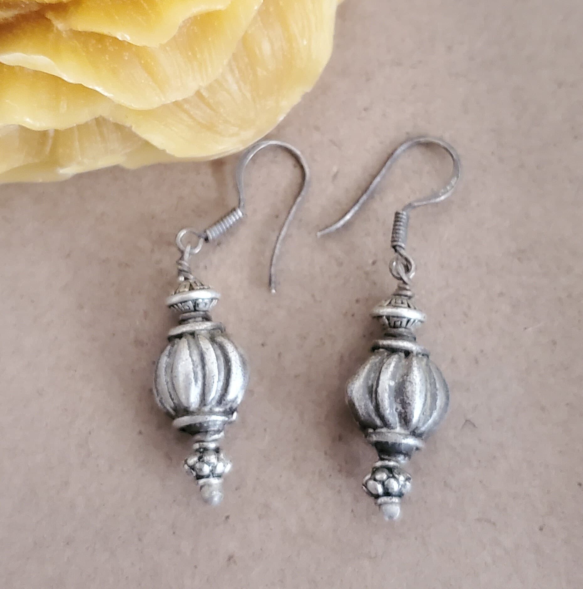 Vintage Silver Tuareg Earrings: Moroccan Tribal Jewelry - image 4