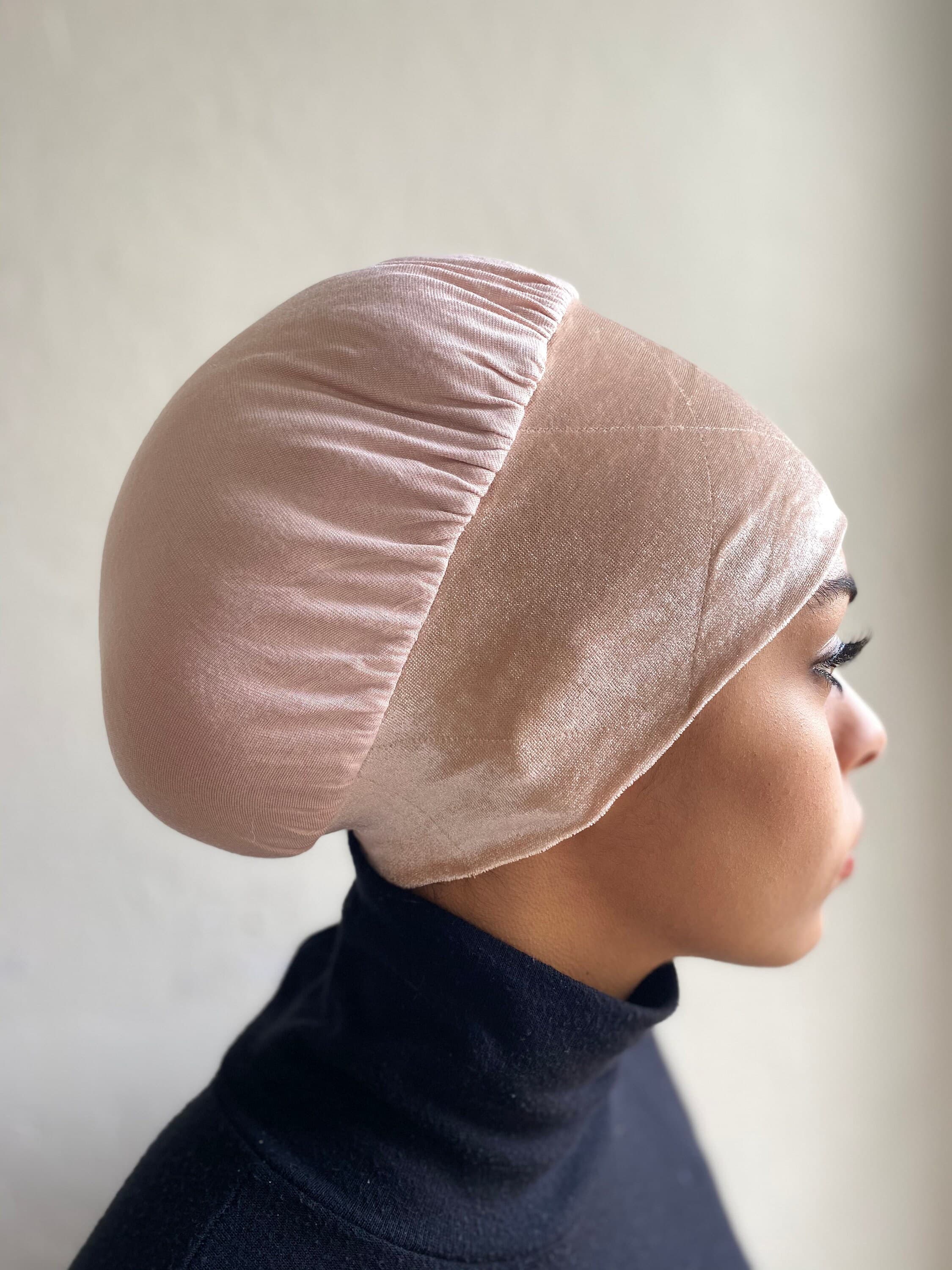 Versatile No-Slip Hijab Tichel Turban Snood Underscarf Chemo Cap Volumizer Hair Loss - image 3