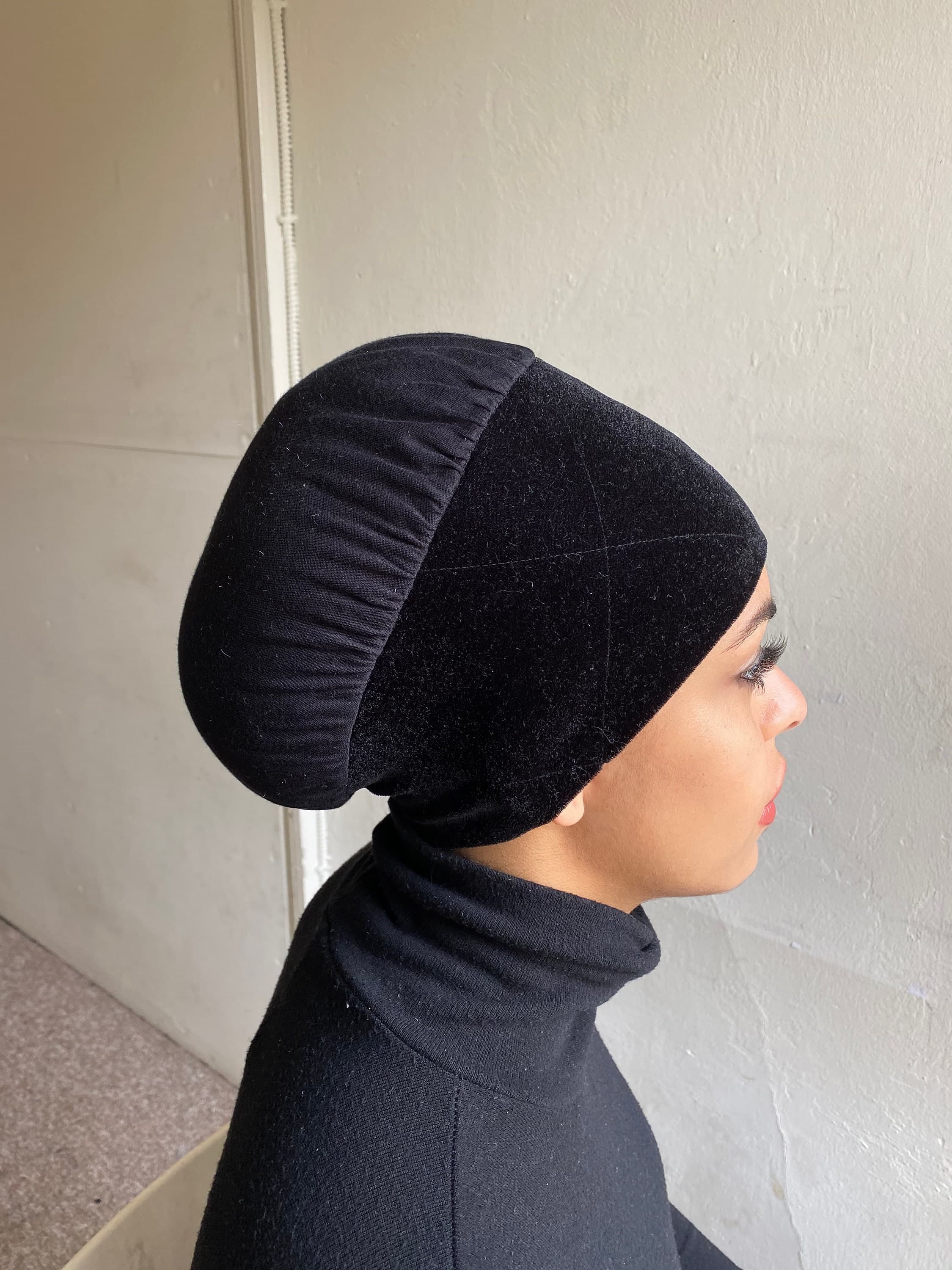 Versatile No-Slip Hijab Tichel Turban Snood Underscarf Chemo Cap Volumizer Hair Loss - image 4