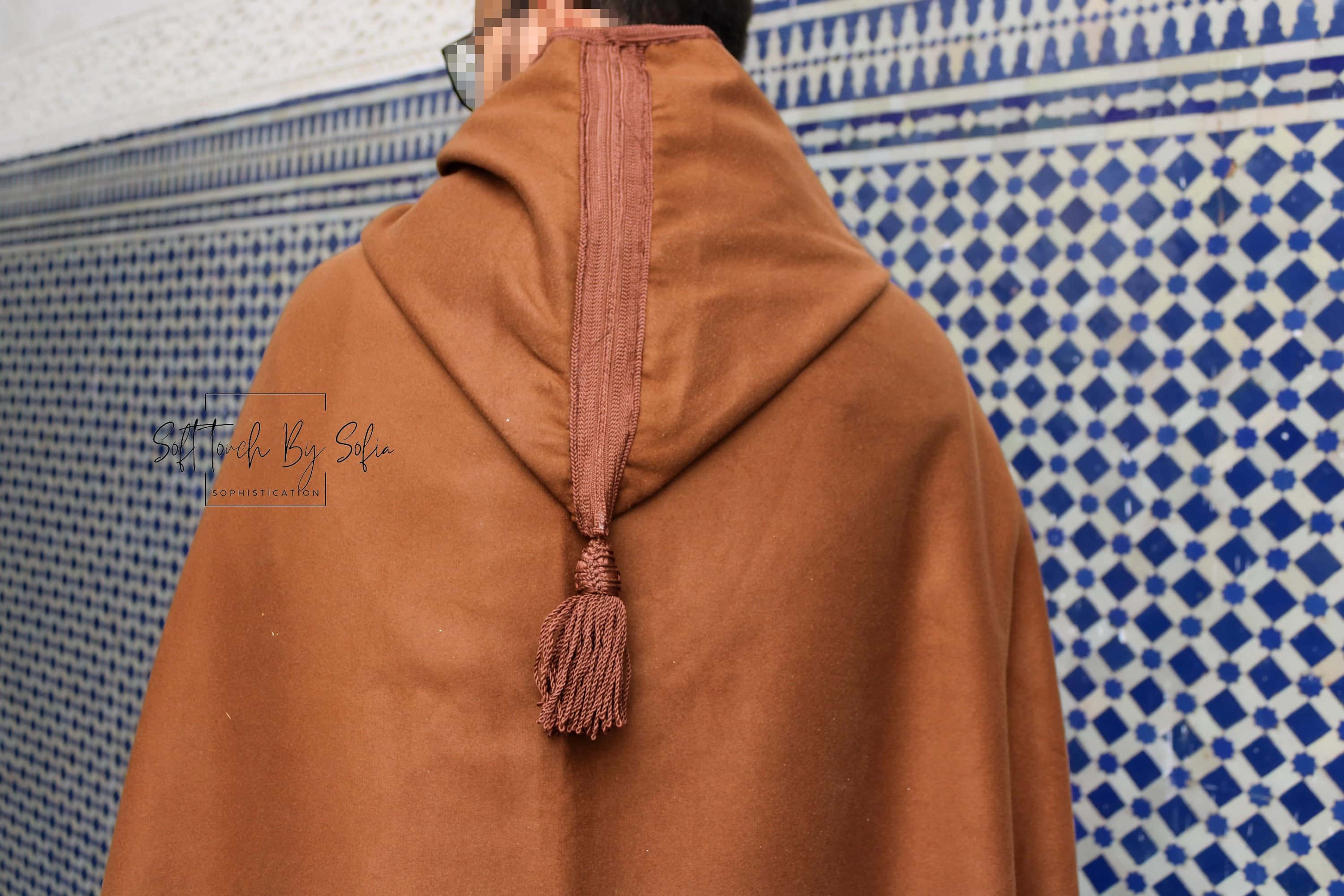 selham, Burnous ,cloak with hood ,hooded winter cloak - image 5