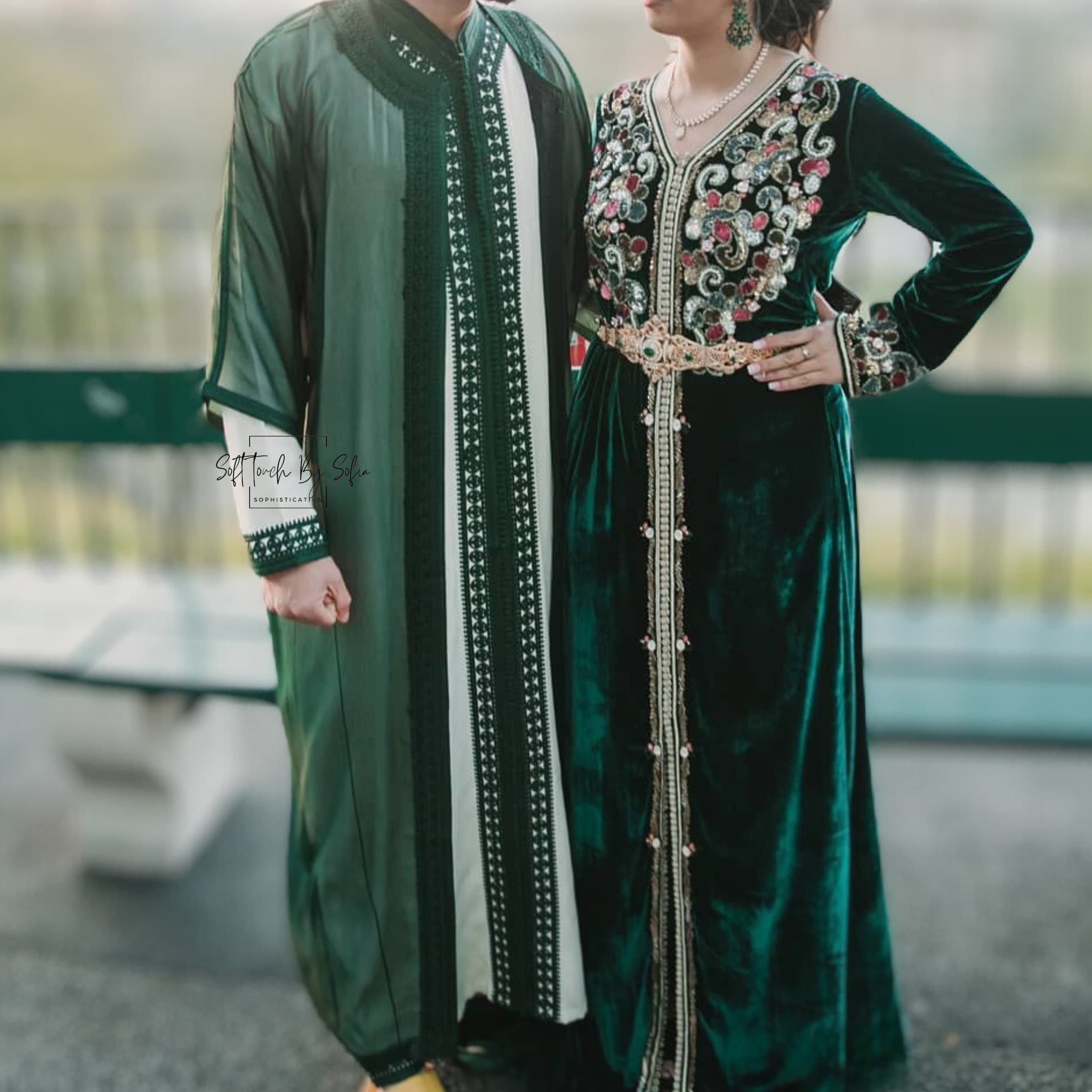 jabador  ,wedding kaftan for men,nikkah thobe - image 4