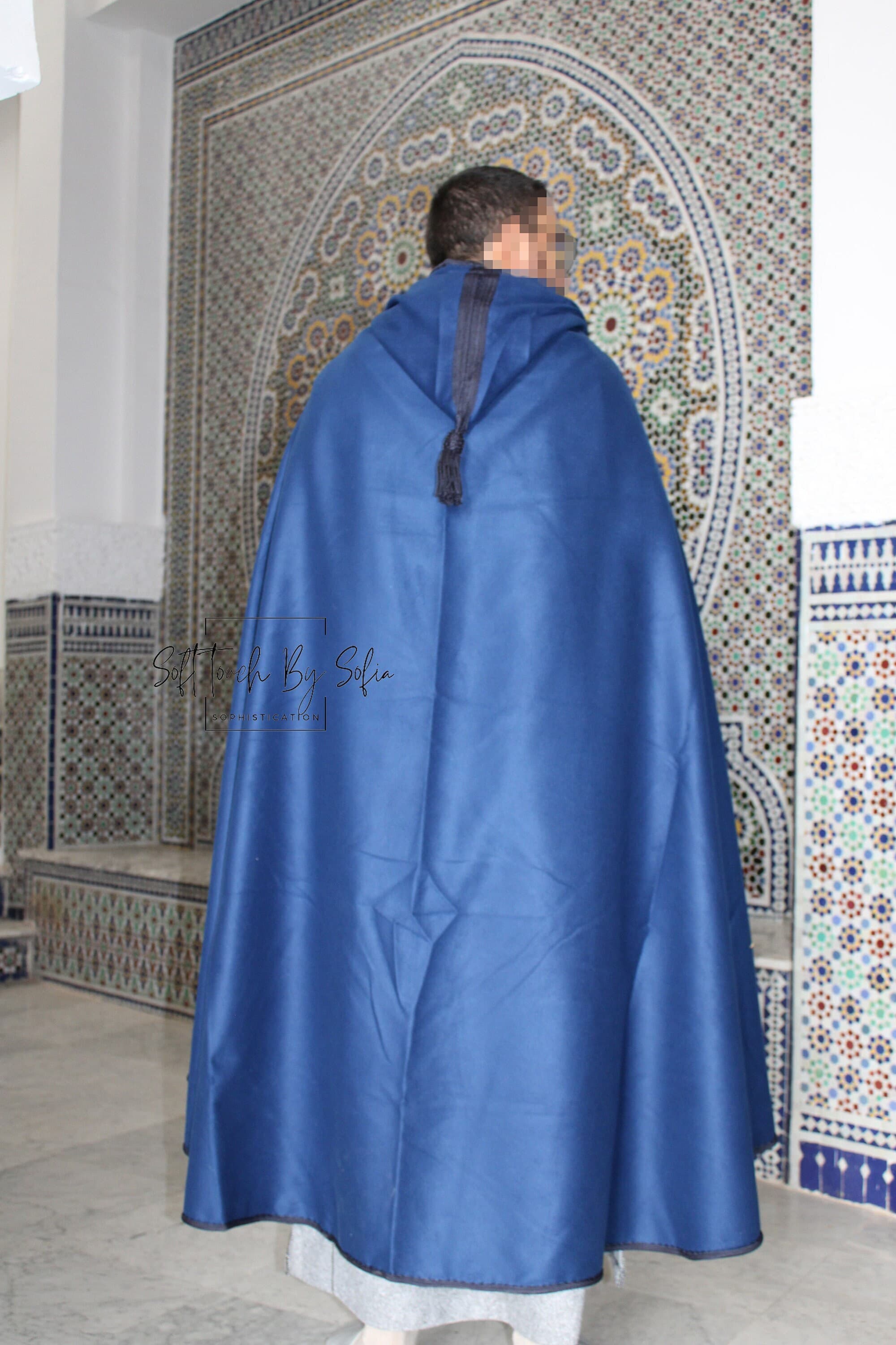 hooded winter cloak , selham, cloak with hood ,Moroccan burnous - image 4
