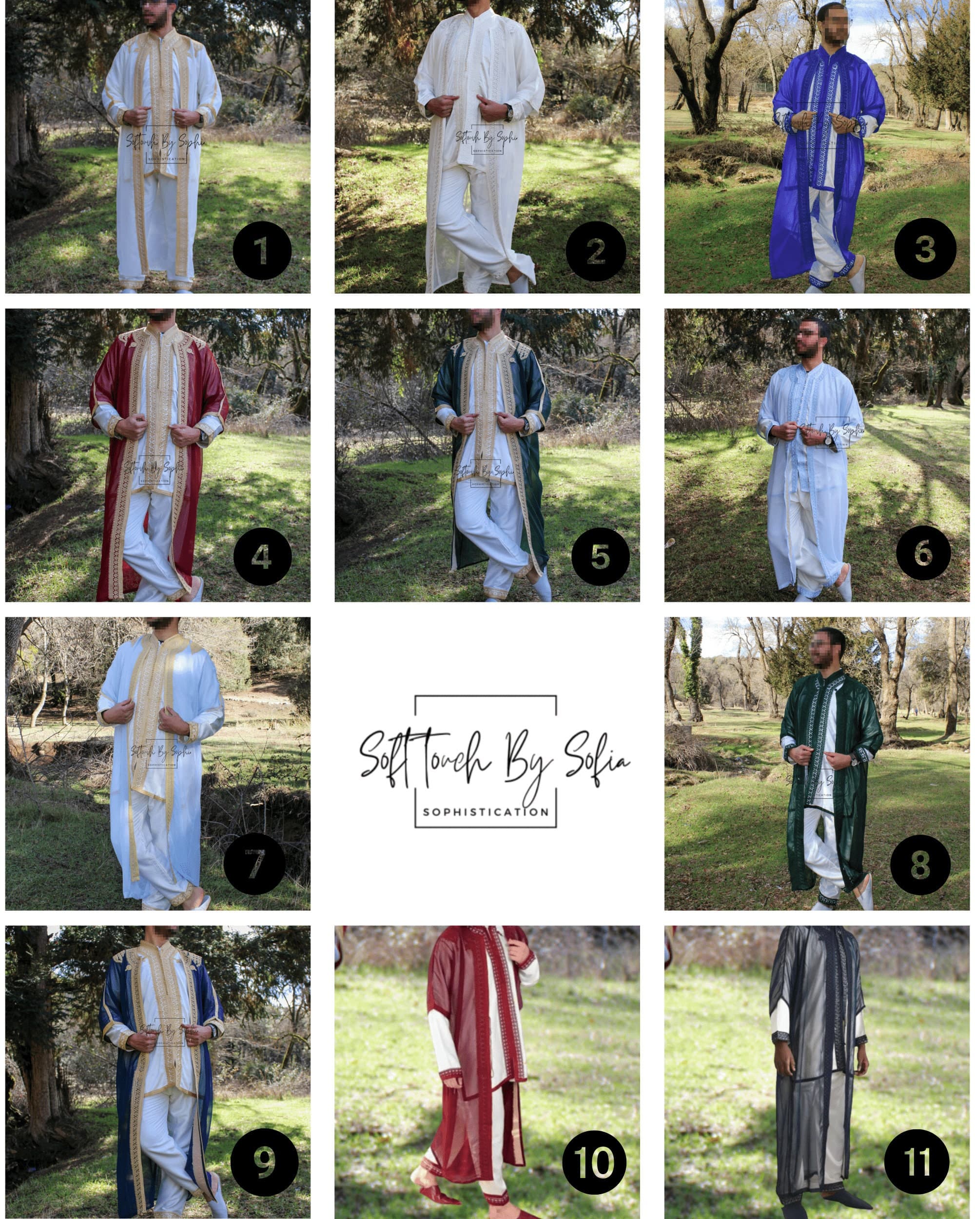jabador men ,Moroccan kaftan for wedding,nikkah outfit - image 5