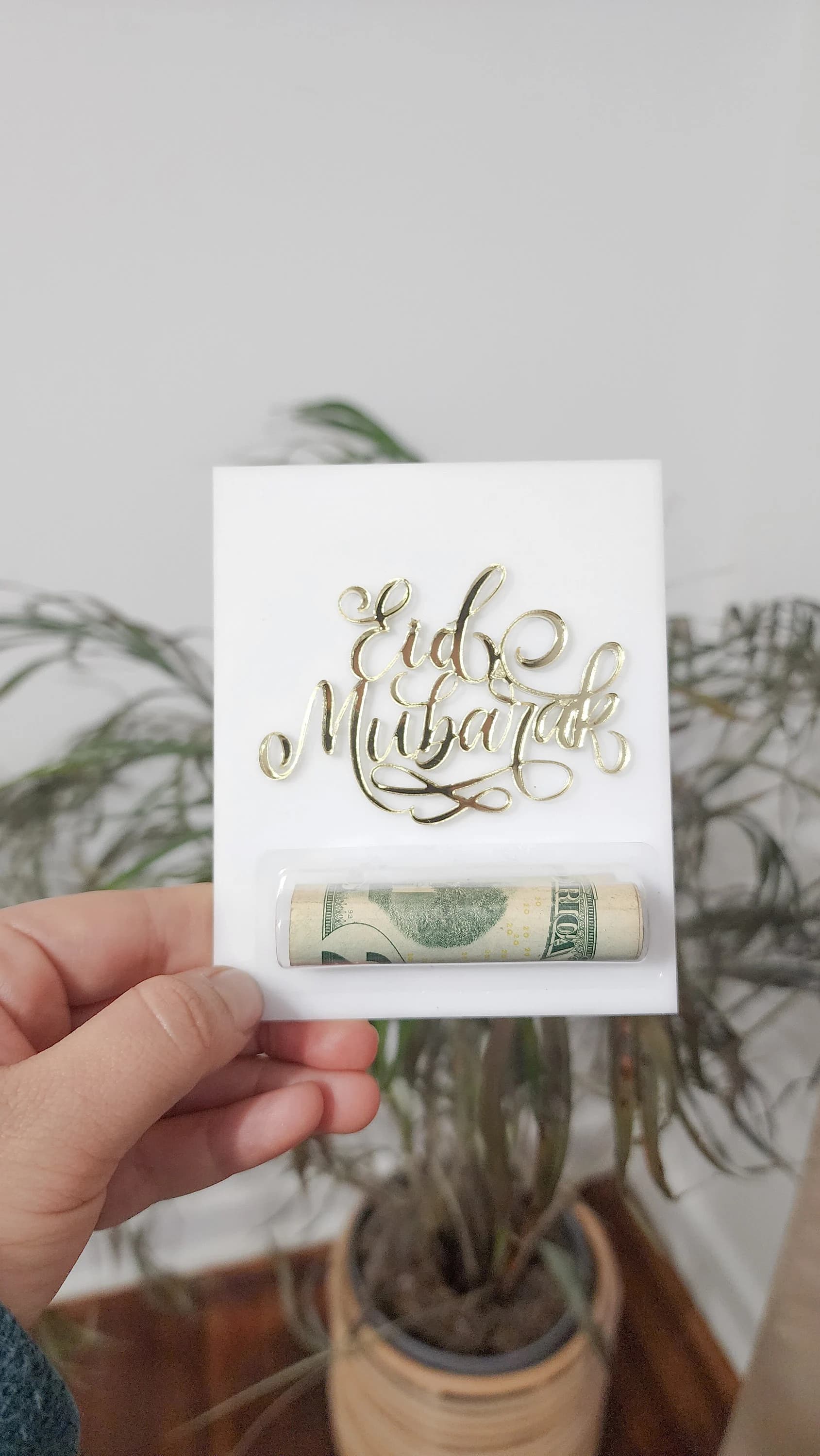 Eid Mubarak Eid Money Cards For Eidi Money Holder