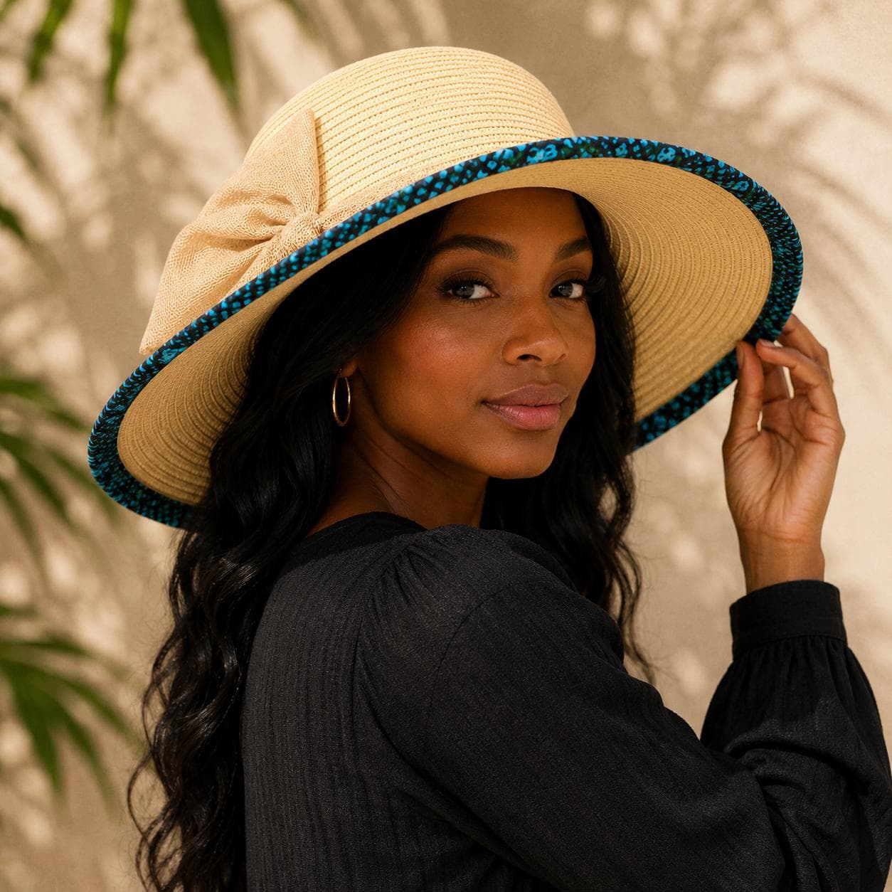 Summer Wide Brim Hat for Women | Beach Sun Hat | Lightweight Travel Hat | Floppy Hat - image 3