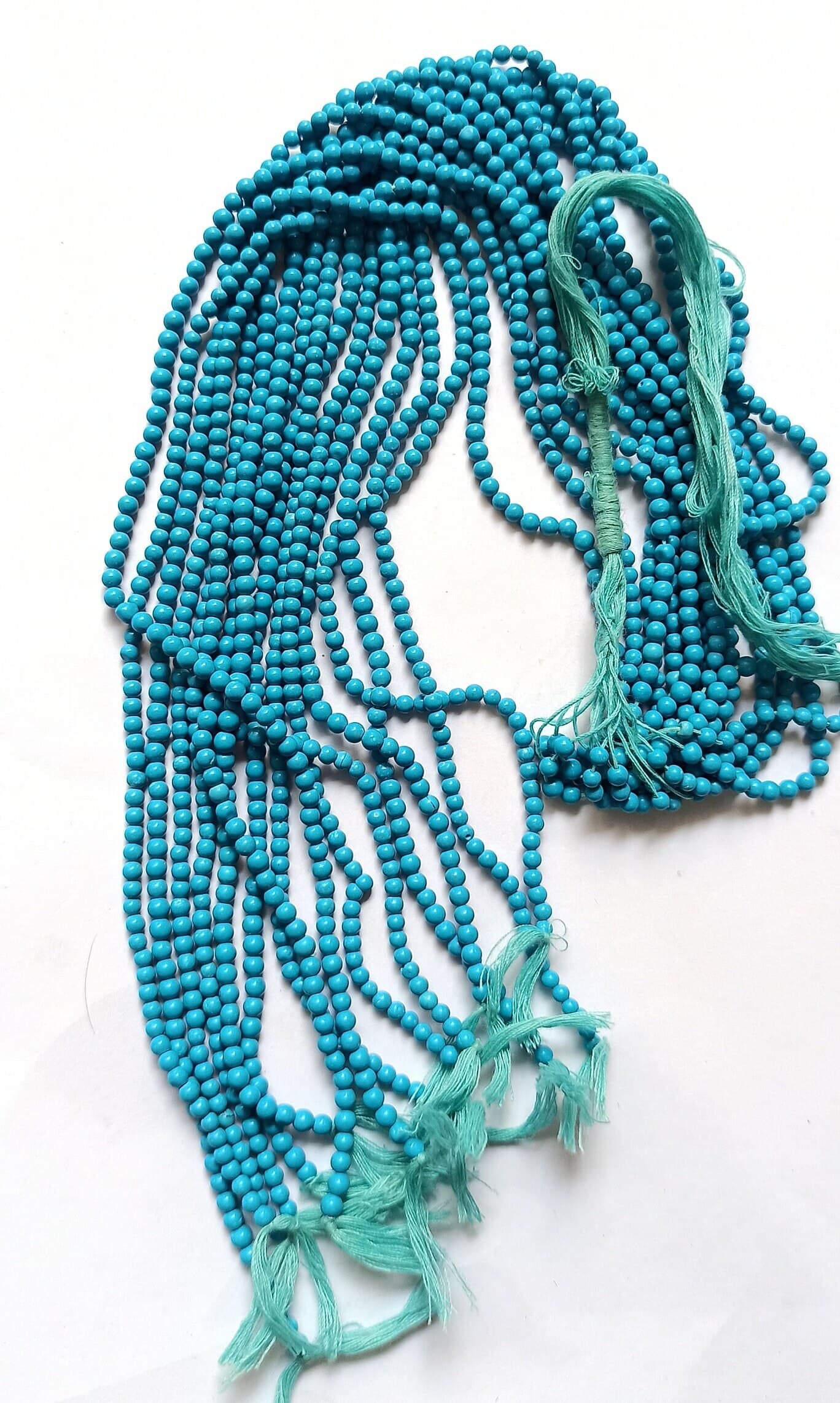 Blue Turquoise Round Beads – Highly Polished Gemstone for Jewelry Making - image 5