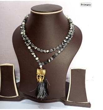 Blue Dollmansion Japa Mala: 108 Bead Prayer Necklace - image 4
