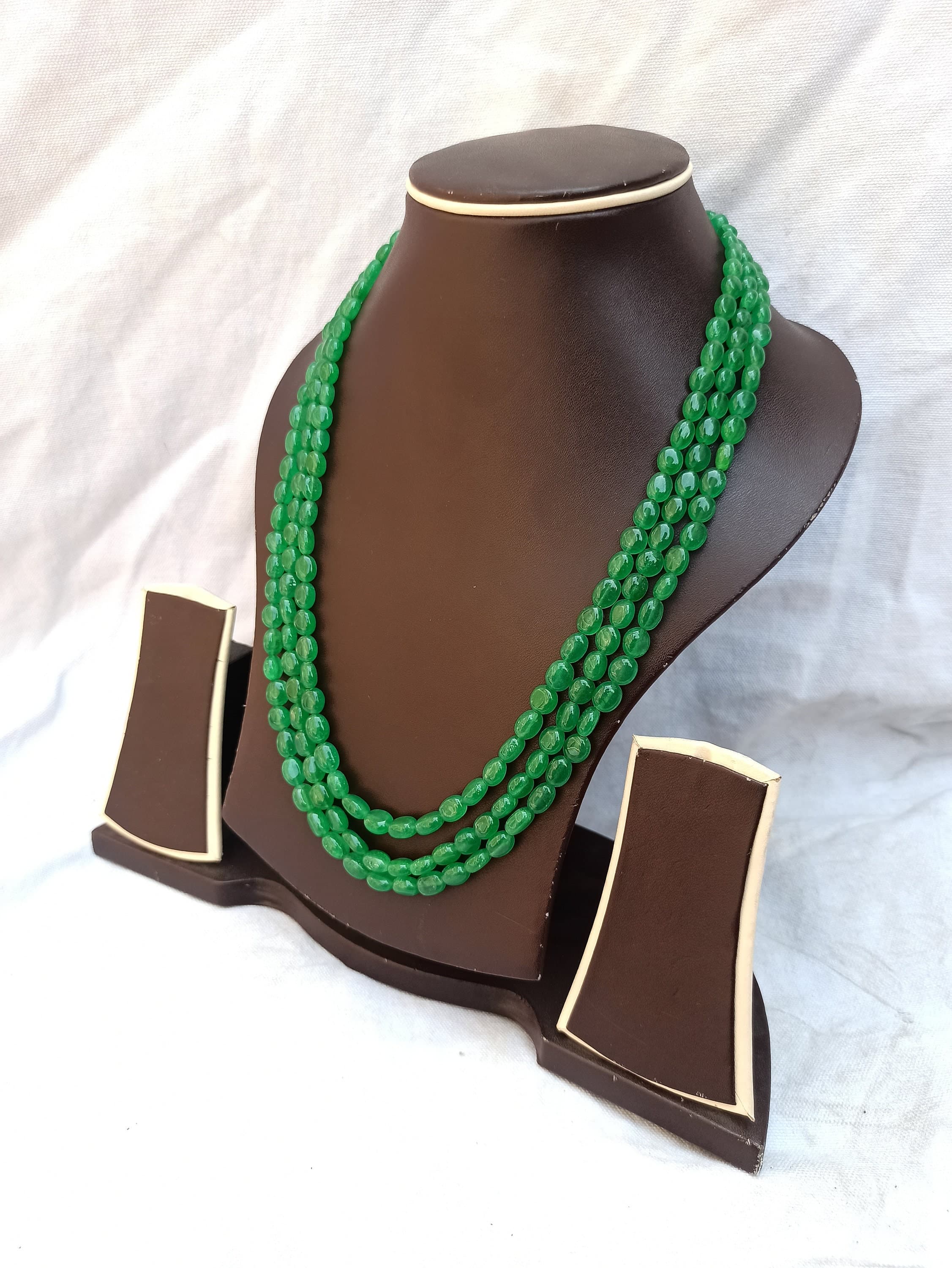 388 Carat Emerald Beryl Necklace AAA Oval Natural Healing Gemstone Pendant Adjustable Cord - image 4