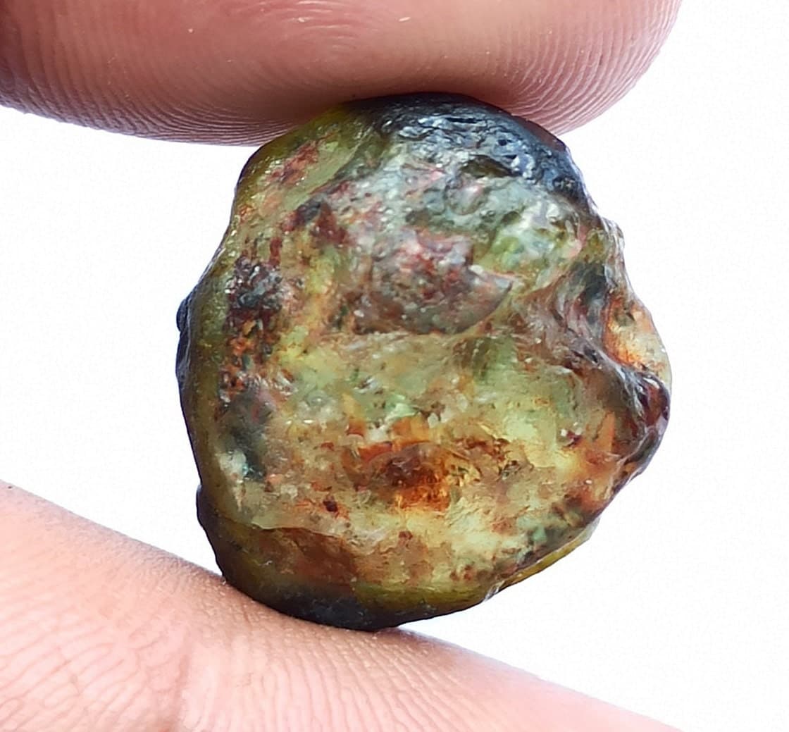 21 Carat Raw Green Tourmaline Natural Rough Gemstone for Jewelry Making, Healing & Gift - image 3