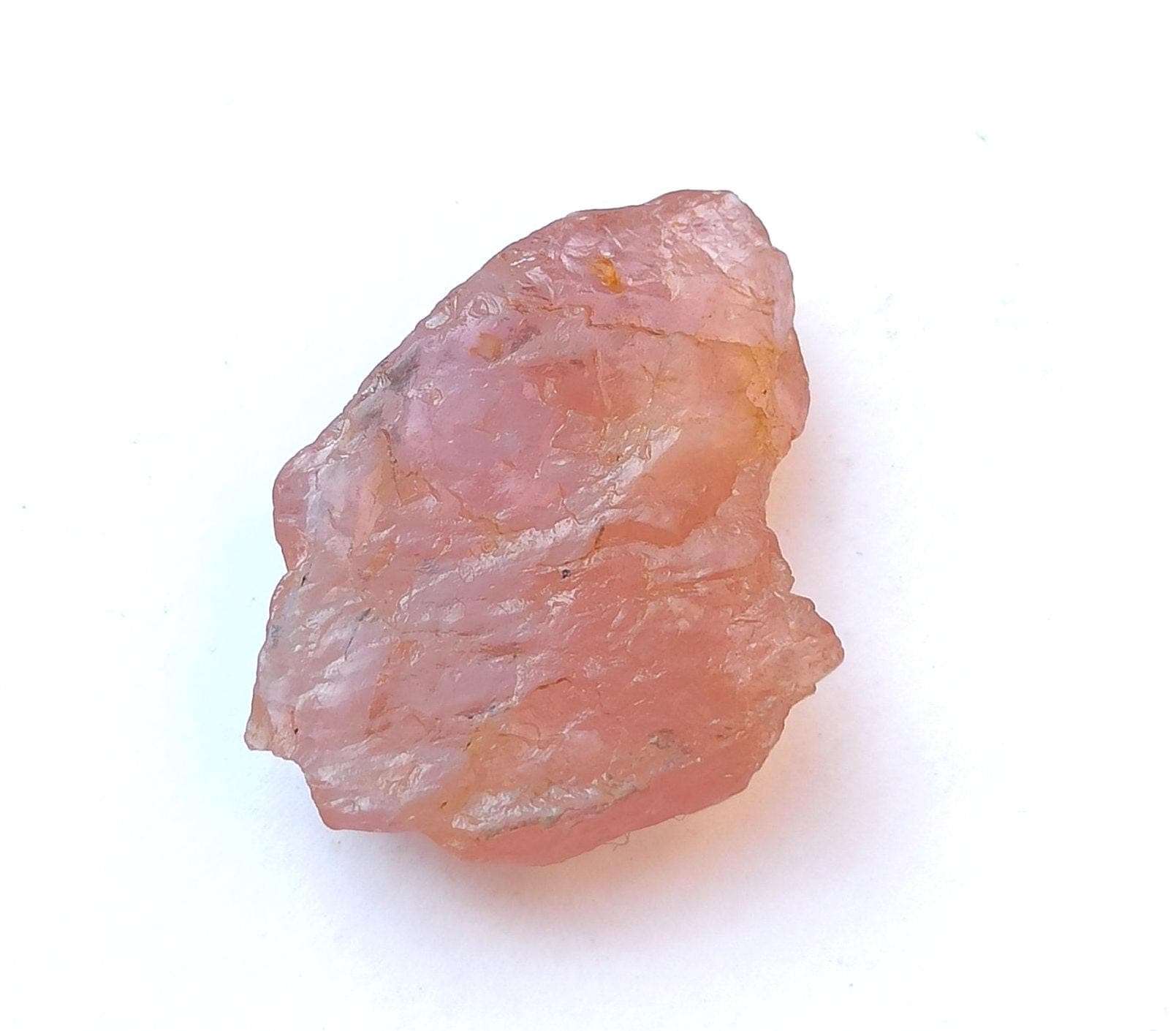Raw Pink Tourmaline Gemstone 27 Ct Natural Rough Healing Gemstone For Gift