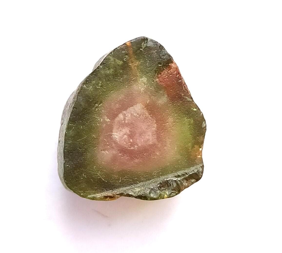 Raw Watermelon Tourmaline Stone 6 Carat Rough Crystal Chakra Healing Gemstone - image 3