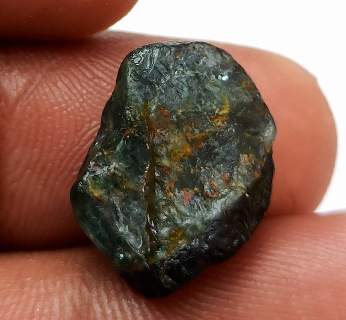 Raw Paraiba Blue Tourmaline 9 Carat Natural Rough Gemstone Healing Crystal Stone - image 4