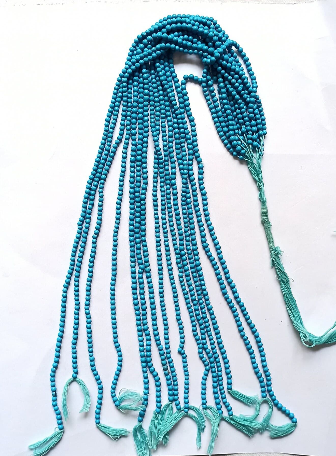 Blue Turquoise Round Beads – Highly Polished Gemstone for Jewelry Making - image 4