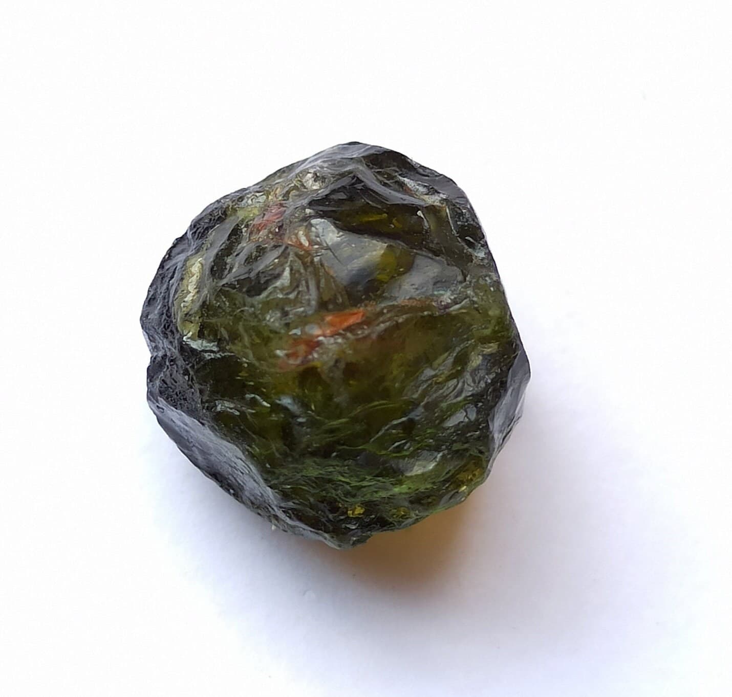 Natural Raw Green Tourmaline Gemstone 23 Carat Rough Reiki Healing Stone - image 3