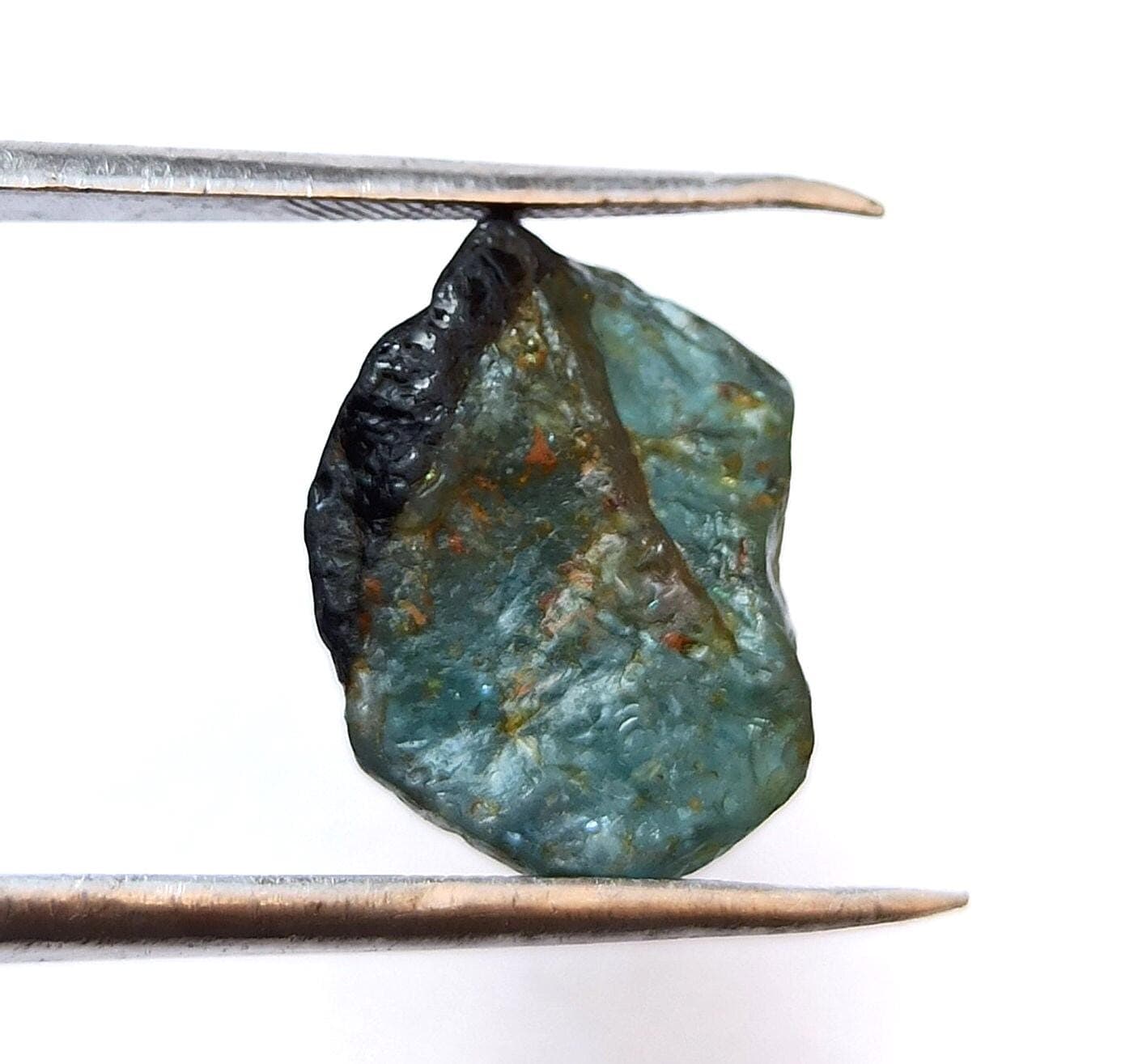 Raw Paraiba Blue Tourmaline 9 Carat Natural Rough Gemstone Healing Crystal Stone