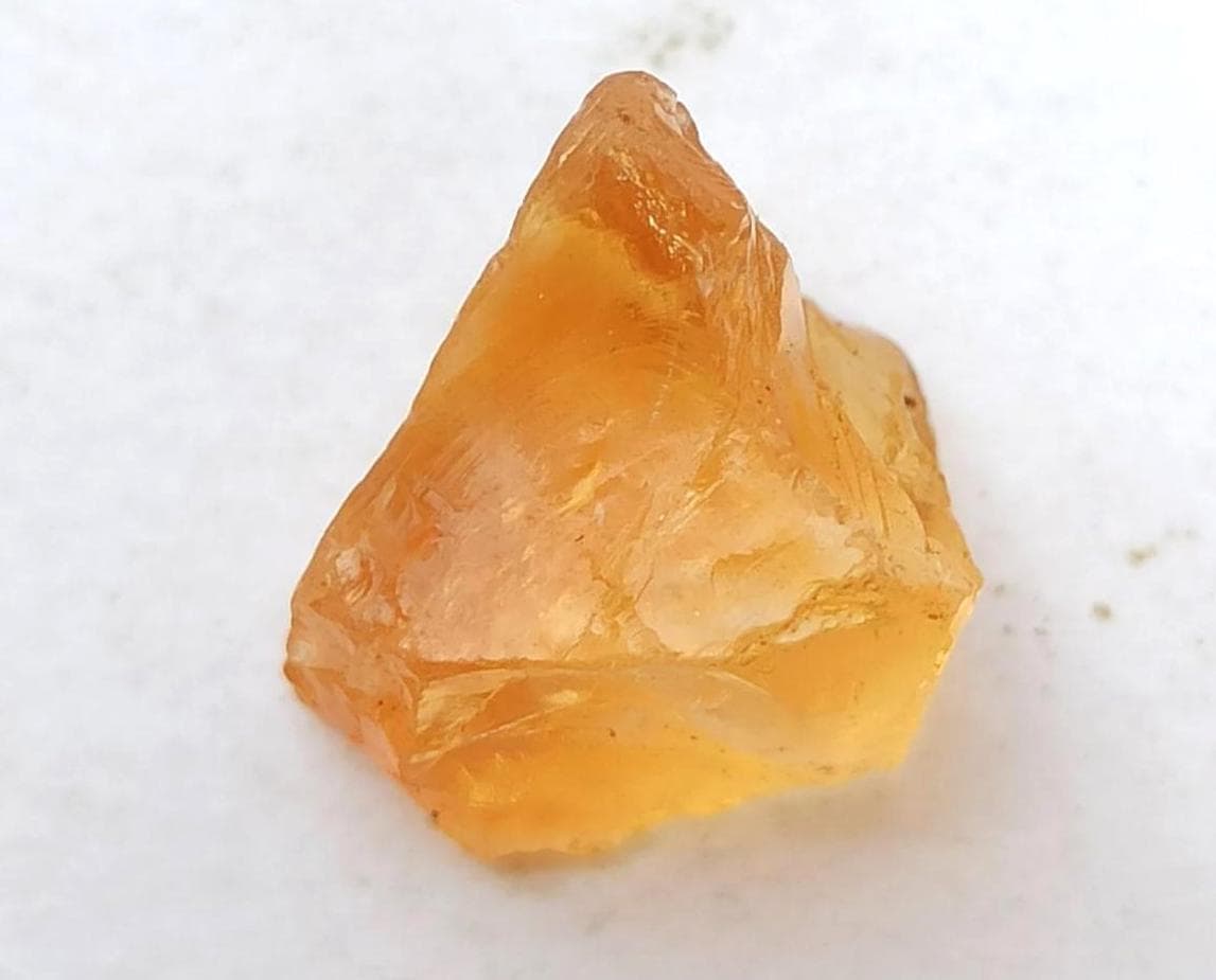 Natural Yellow Citrine Raw Stone: Rough Gemstone for Jewelry Making - image 5