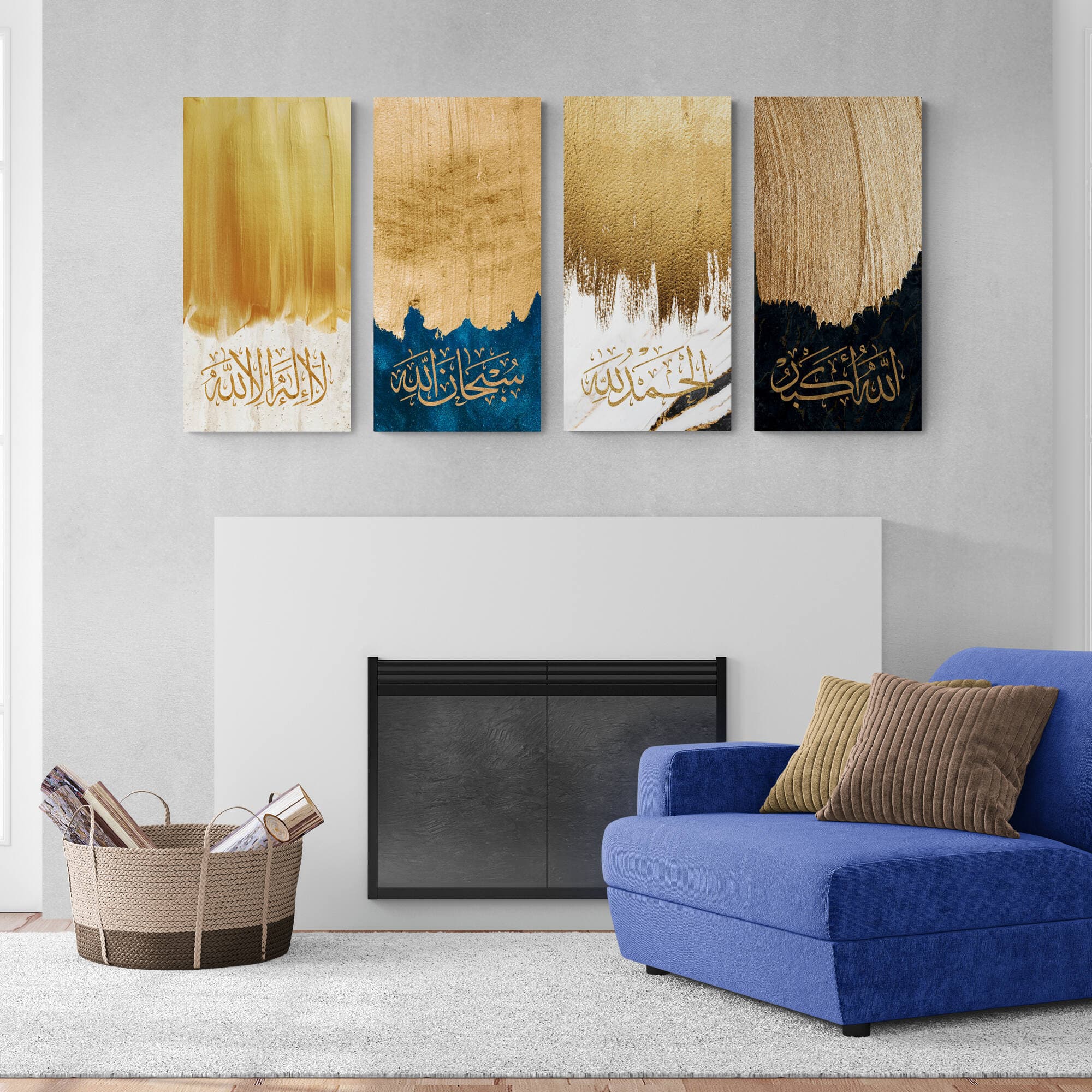 Modern Islamic Wall Art: Dhikr Thuluth Giclée Print - image 5