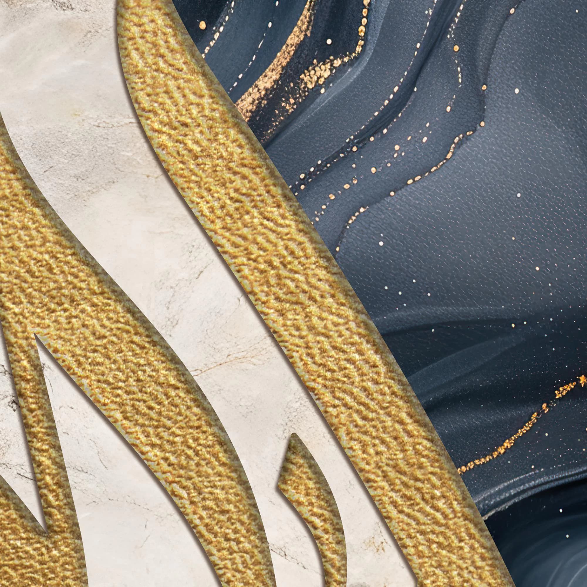 Elegant Ayatul Kursi art featuring intricate details