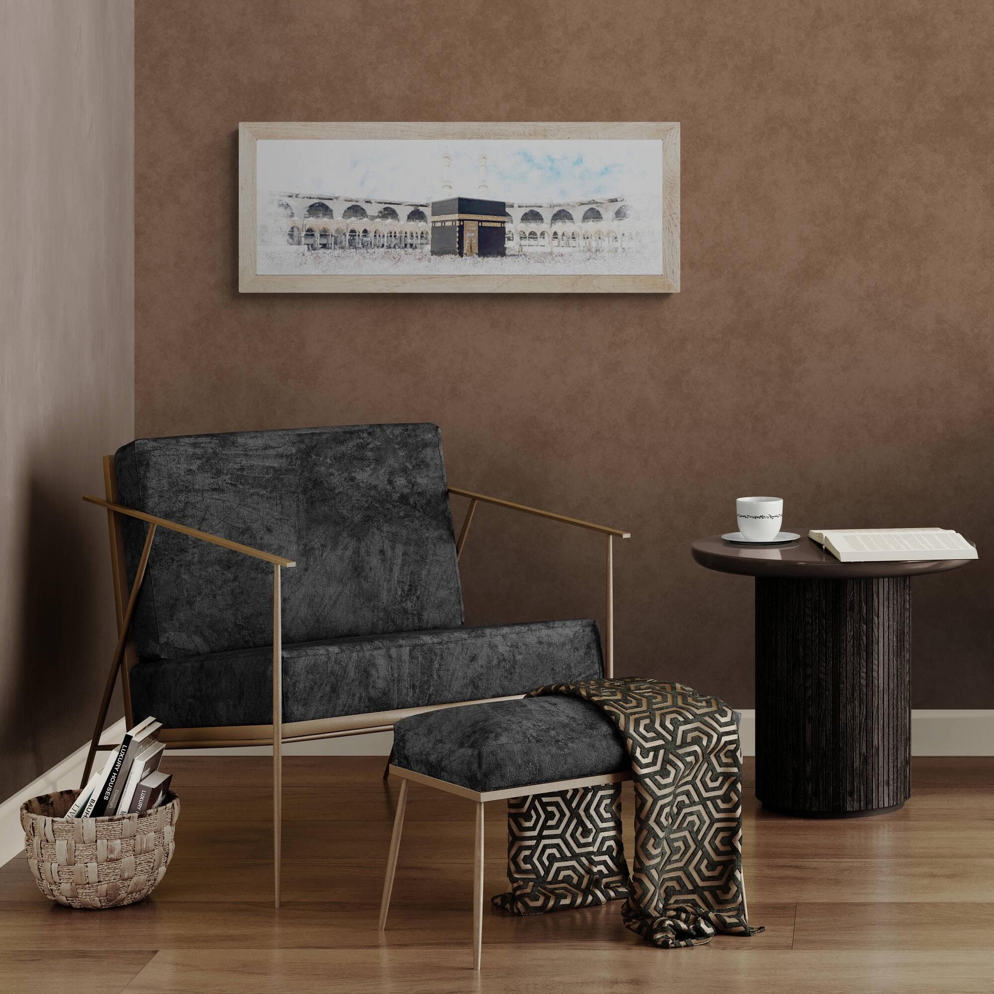 Emotional Islamic Wall Art of the Kaaba in Makkah - Perfect Gift for Muslims