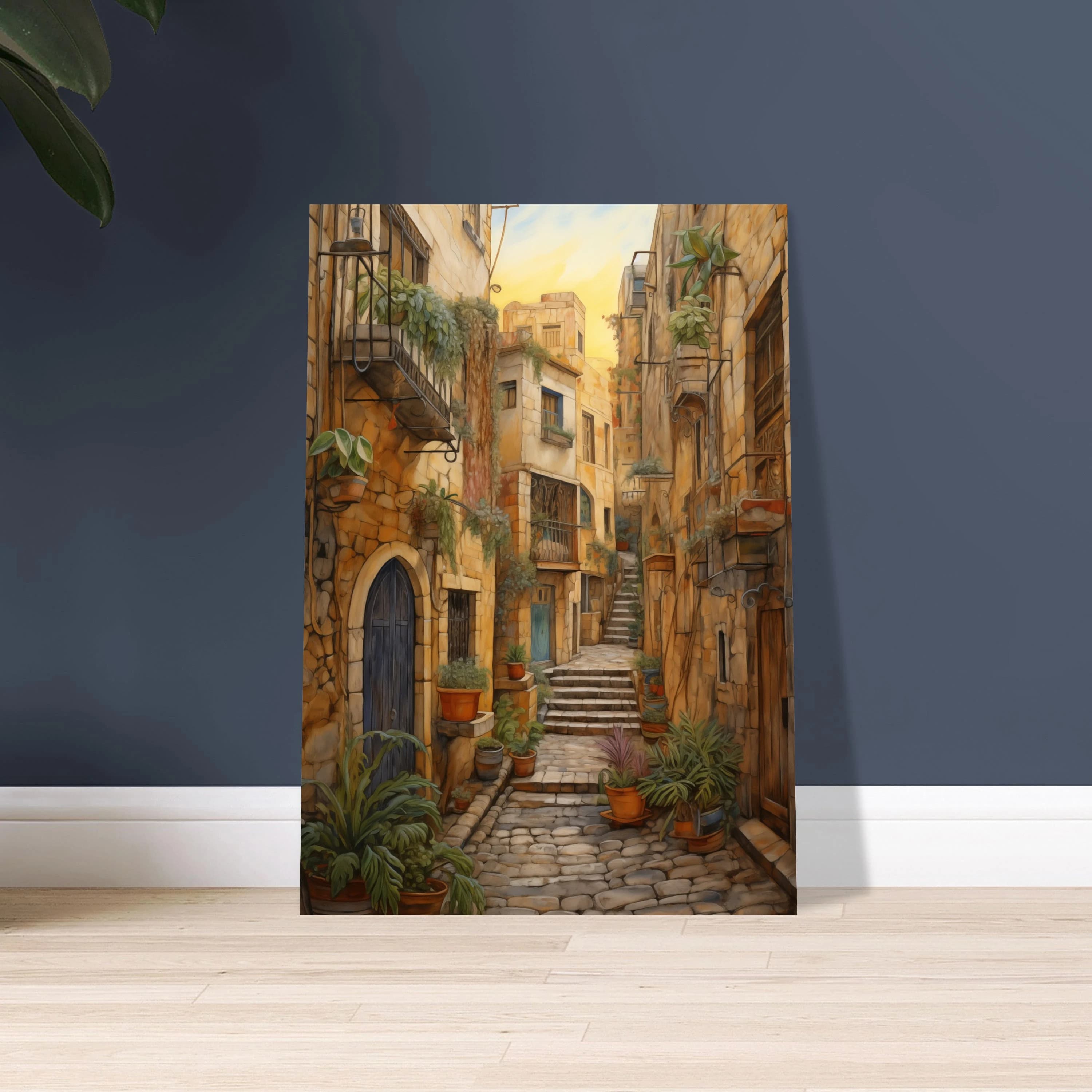 From Al-Aqsa's Shadow: Palestinian Stories Untold in Jerusalem's Winding Lanes - Aluminum Print