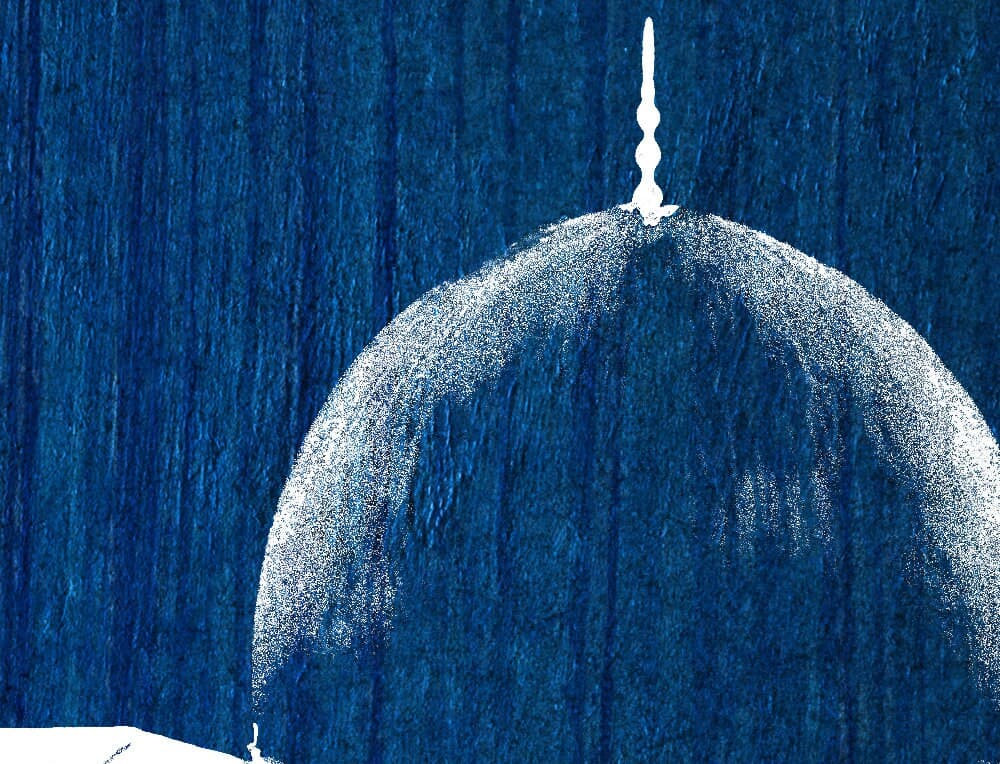 Islamic canvas Set of 3 Holy Kaaba Masjid Nabawi & Masjid al Aqsa or Dome of the Rock Islamic art Islamic wall art Canvas ready to hang - image 4