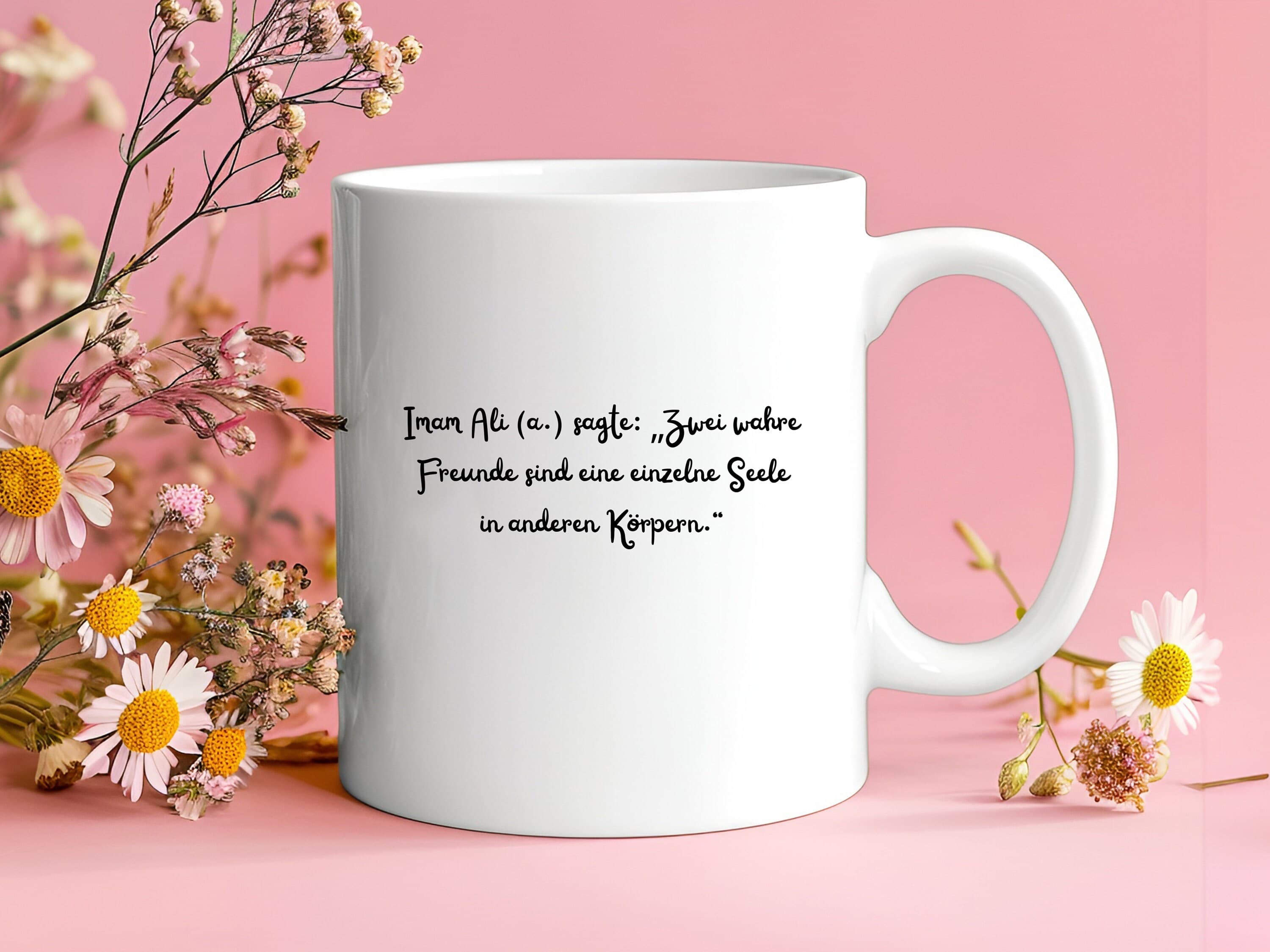 Geschenk für muslimische Freundin, Hijabi Tasse, Beste Freundinnen Tasse, Islamisches Geschenk für Freundin, Tasse mit zwei Freundinnen - image 4