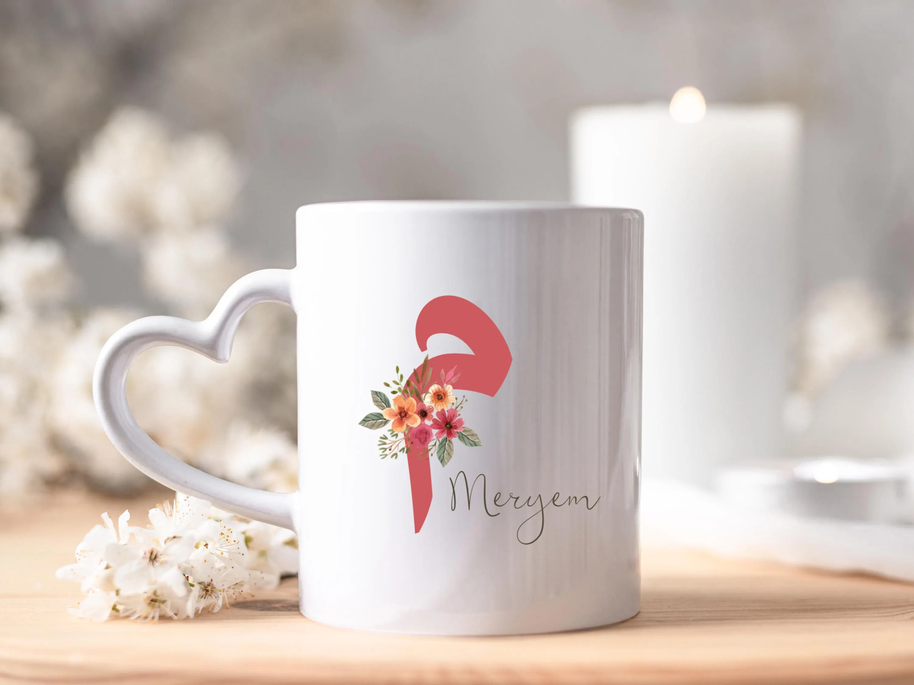 Islamische Tasse, Geschenk für muslimische Freundin, Buchstabentasse, Islamisches Geschenk, Personalisierte Tasse für Muslime, Eid Geschenk