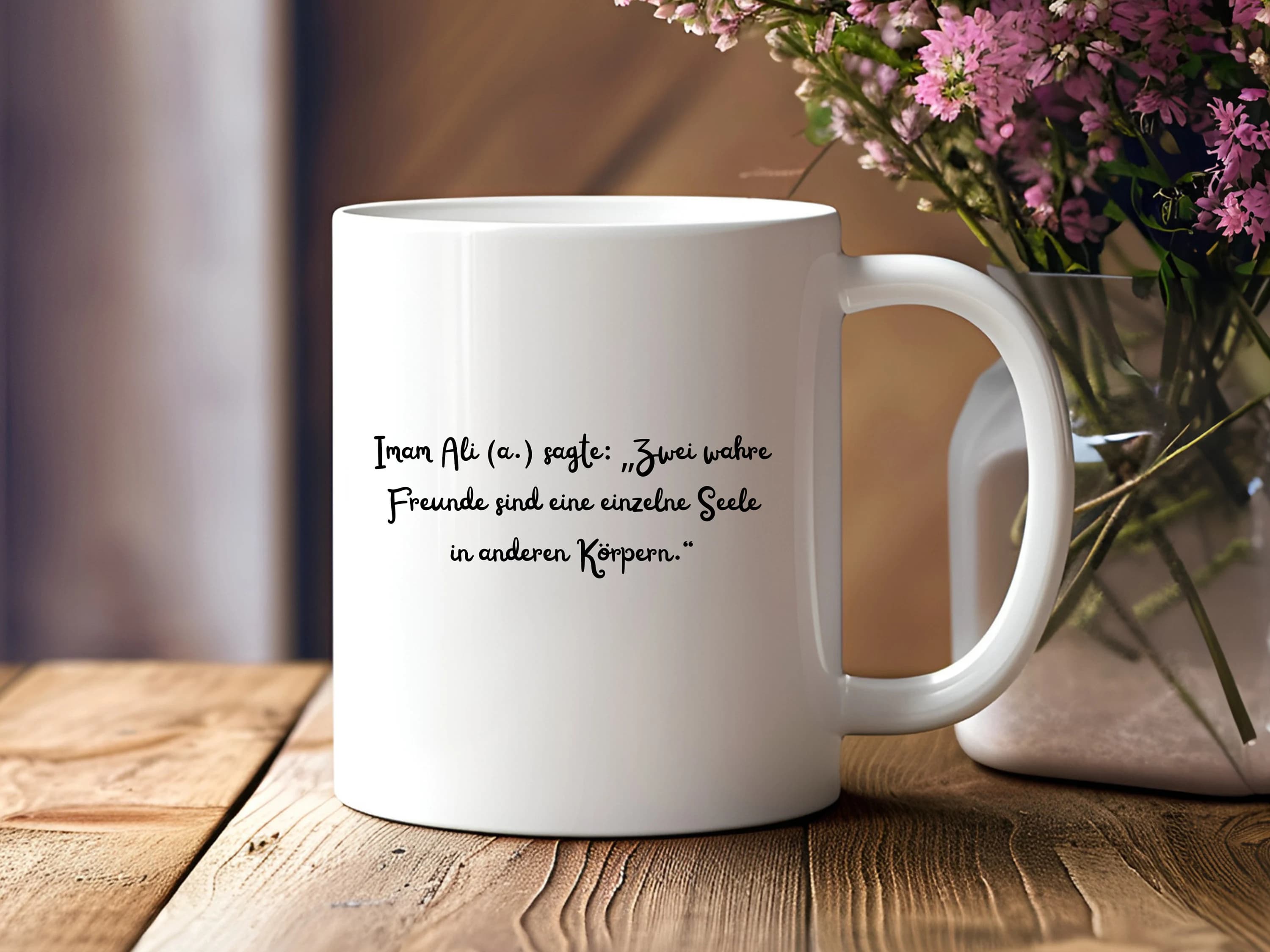 Geschenk für muslimische Freundin, Hijabi Tasse, Beste Freundinnen Tasse, Islamisches Geschenk für Freundin, Tasse mit zwei Freundinnen - image 3