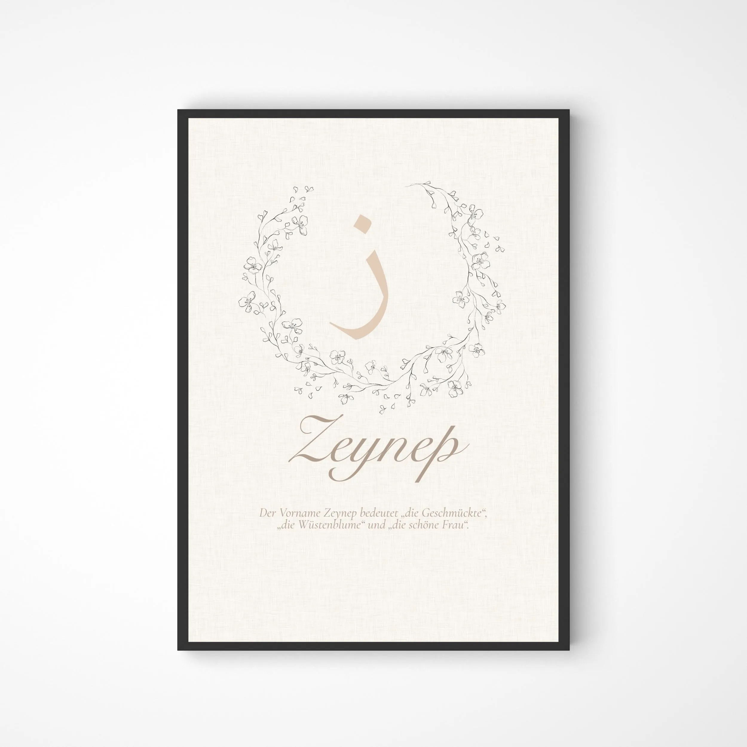Islamisches Geschenk Baby, Geburtsposter für Mädchen, Personalisiertes Poster für Babyzimmer, Islamisches Poster, Geschenk Muslim