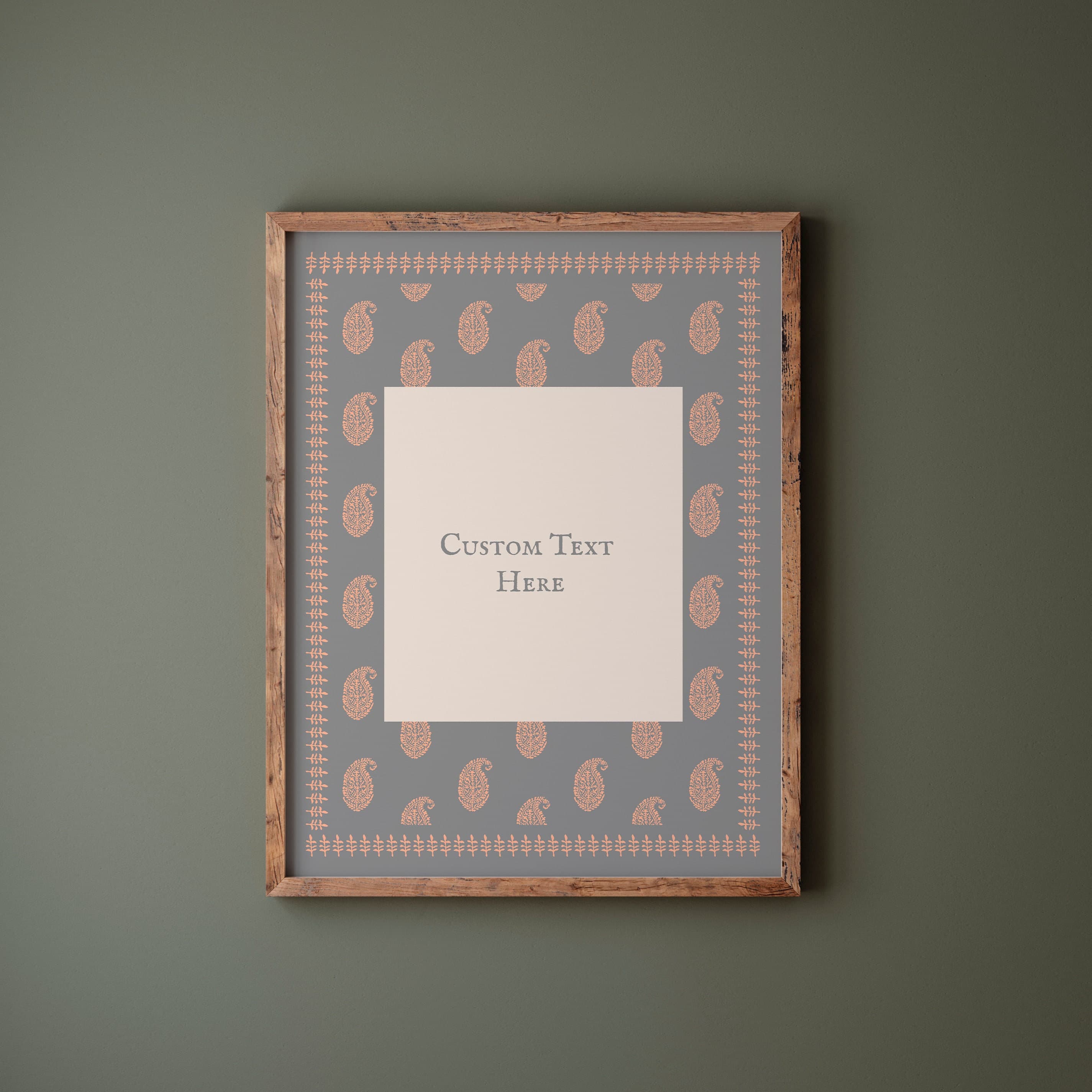 Custom Quote Wall Art Print: Patterned Home Decor (Frame Not Included) - image 5