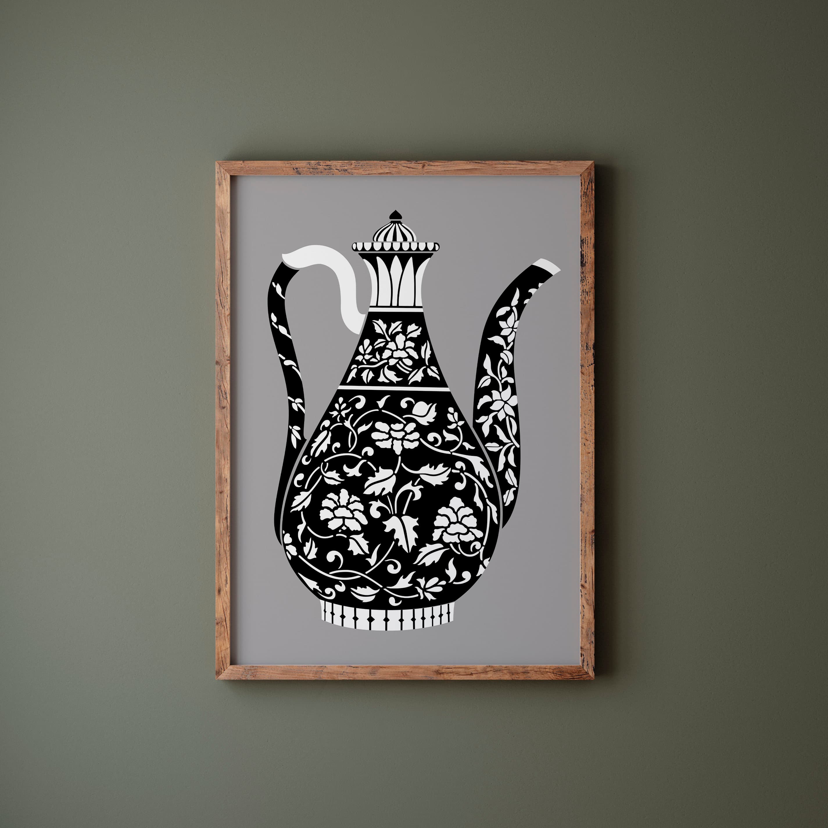 Turkish Pitcher Art Print: Eclectic Home Wall Decor - image 4