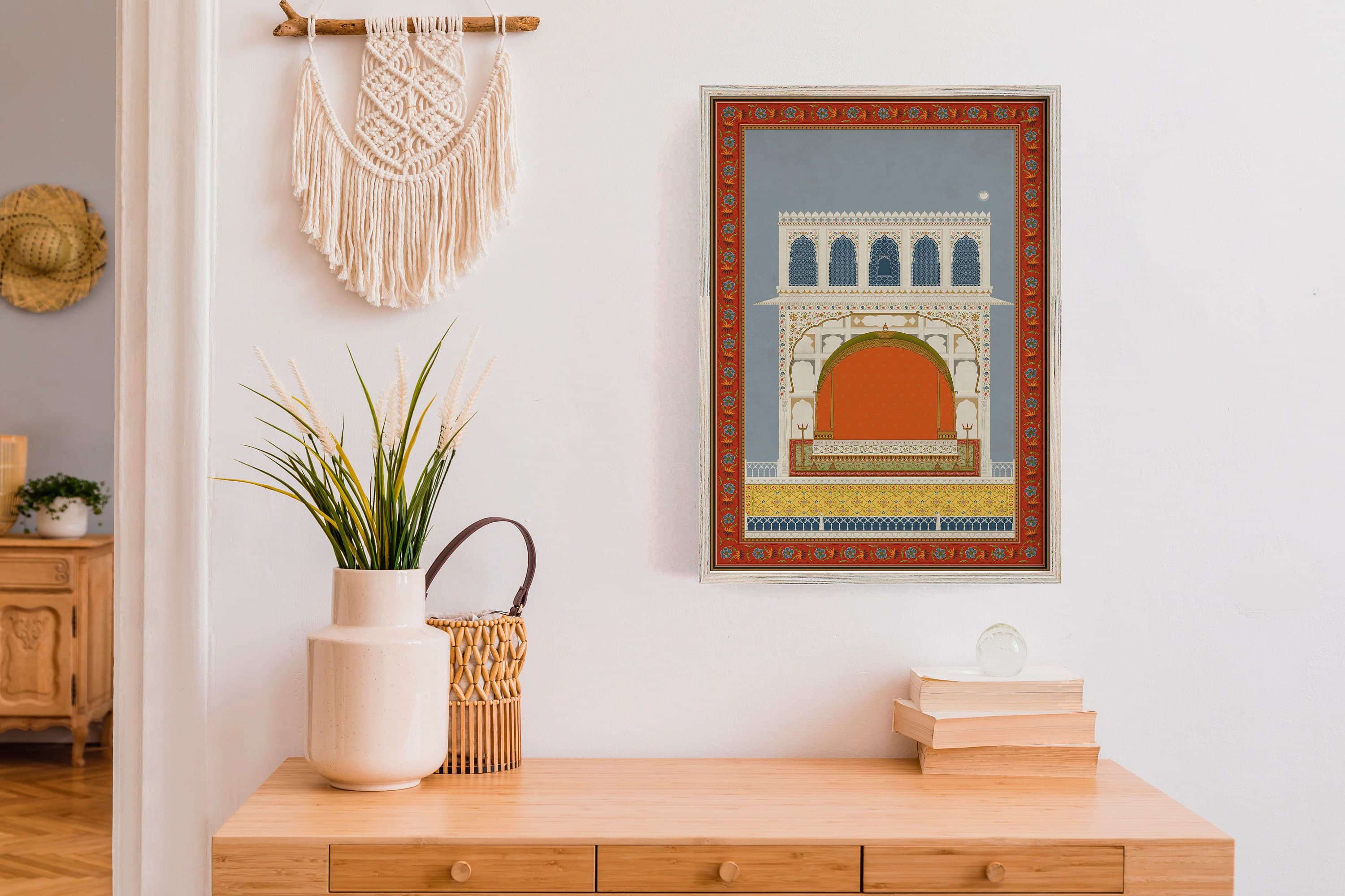 Mughal Architecture Art Print | Ornate Indian Palace Wall Art - image 4