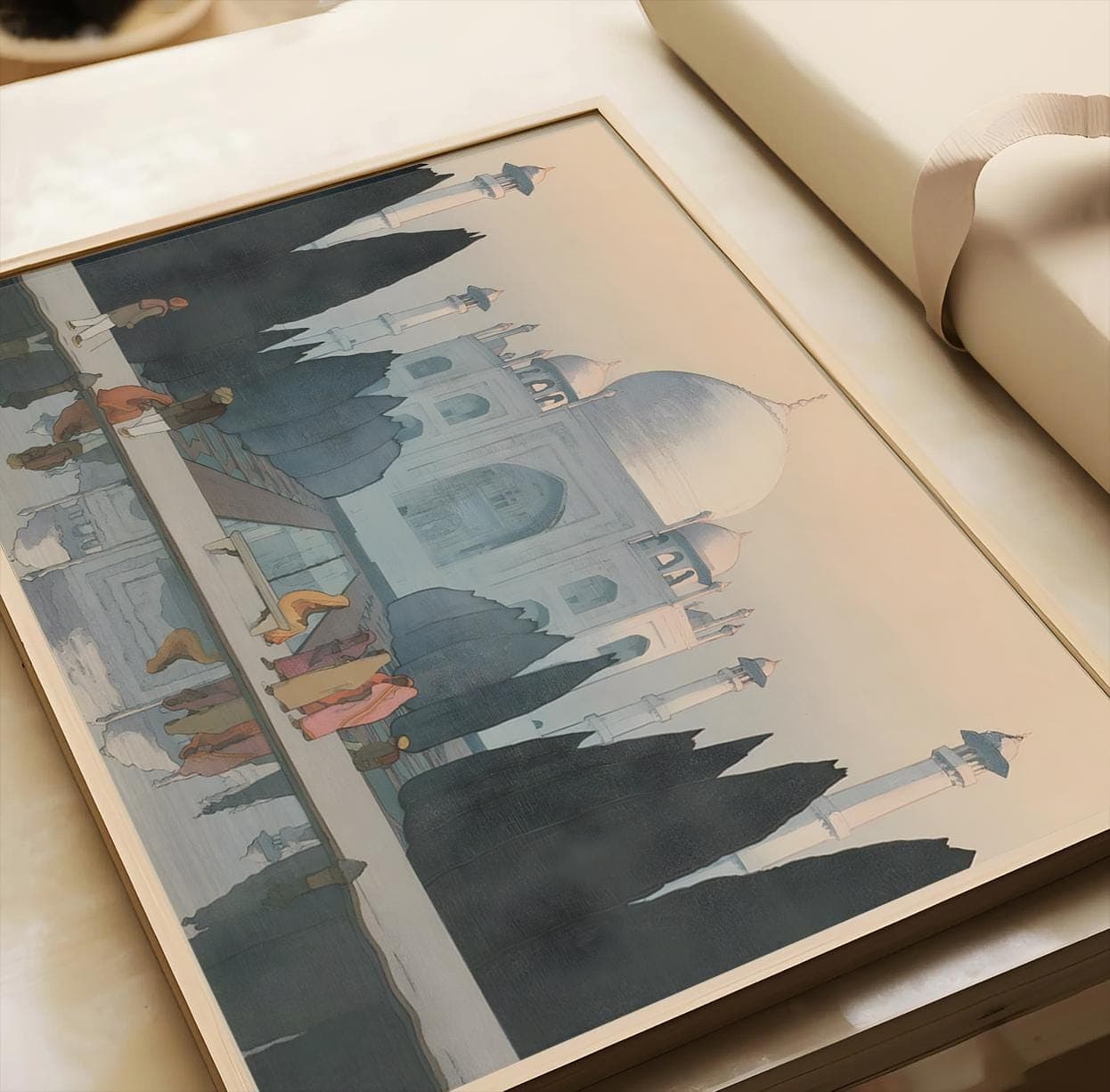Taj Mahal Art Print – Mughal Architecture Wall Decor, Islamic Home Decor - image 4