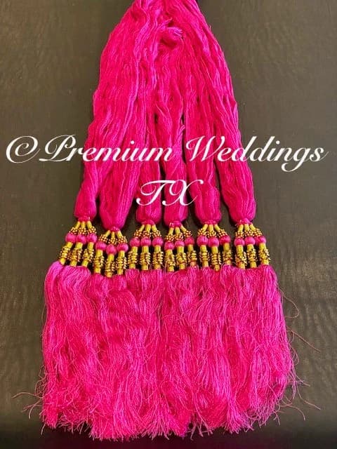 Colorful Tassel Paranda: Punjabi Hair Braid Accessory - 1Ct - image 4