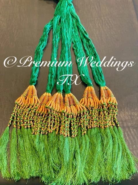 Colorful Tassel Paranda: Punjabi Hair Braid Accessory - 1Ct - image 3
