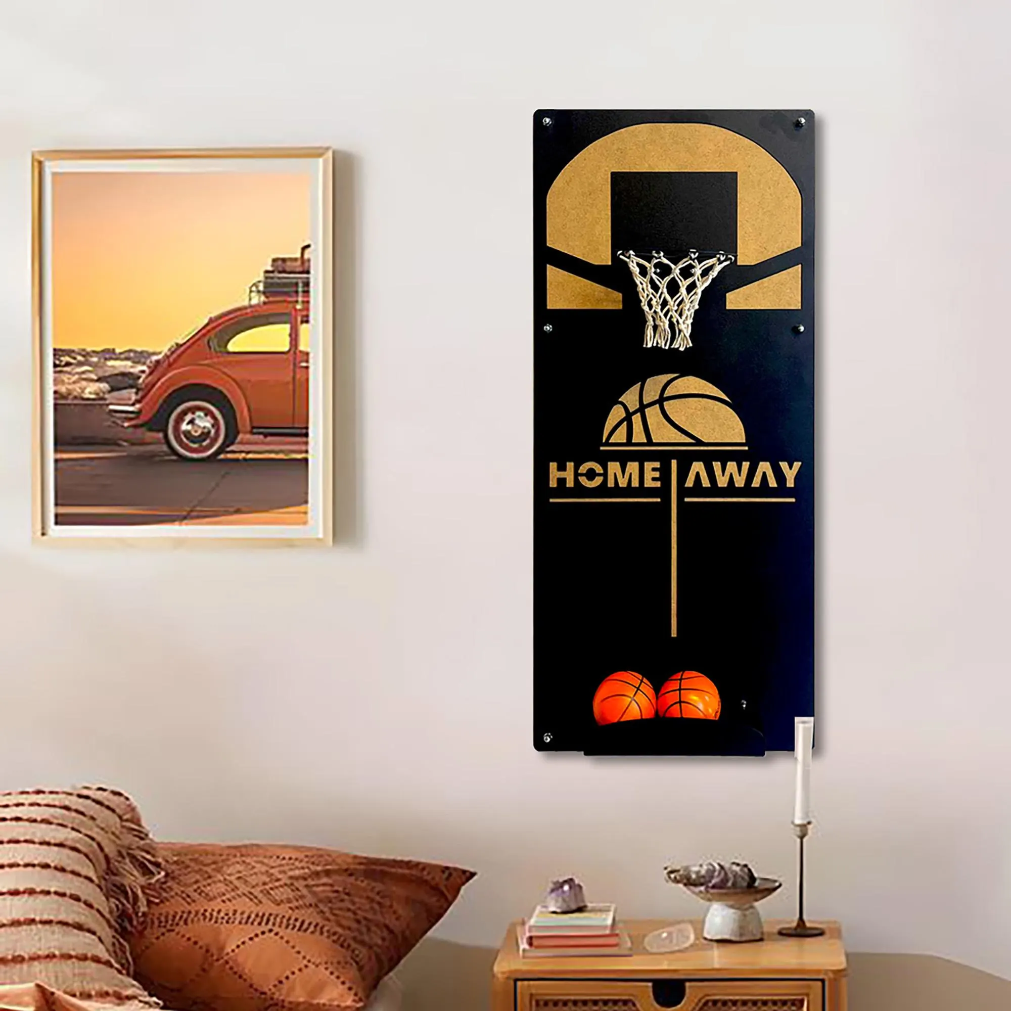Mini Craft Basketball Metal Wall Game: Playroom Decor - image 5