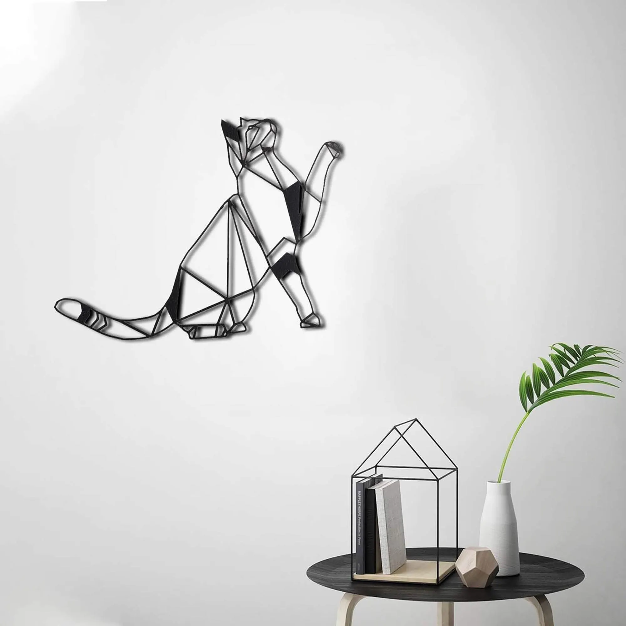 Metal Cat Wall Decor, Kid’s Room Decor, Animal Silhouette,Birthday Gift - image 4