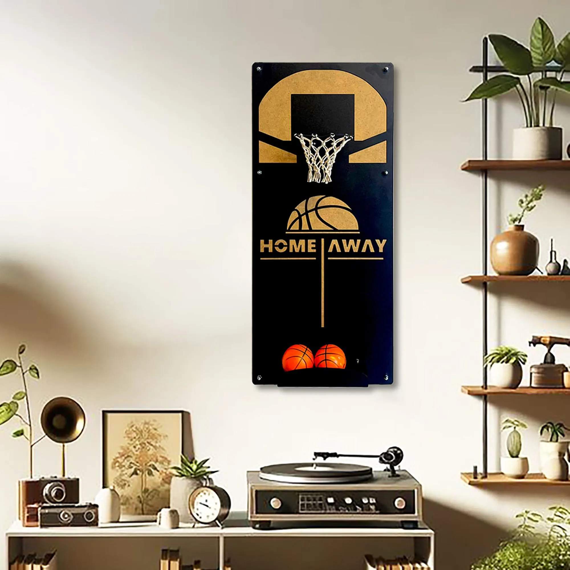 Mini Craft Basketball Metal Wall Game: Playroom Decor - image 3