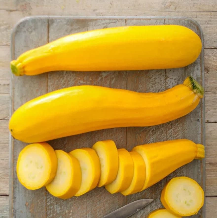 Golden Zucchini Seeds - Organic & Non Gmo Zucchini Seeds - Heirloom Seeds - Fresh USA Grown Seeds - Grow Your Own Zucchini At Home!