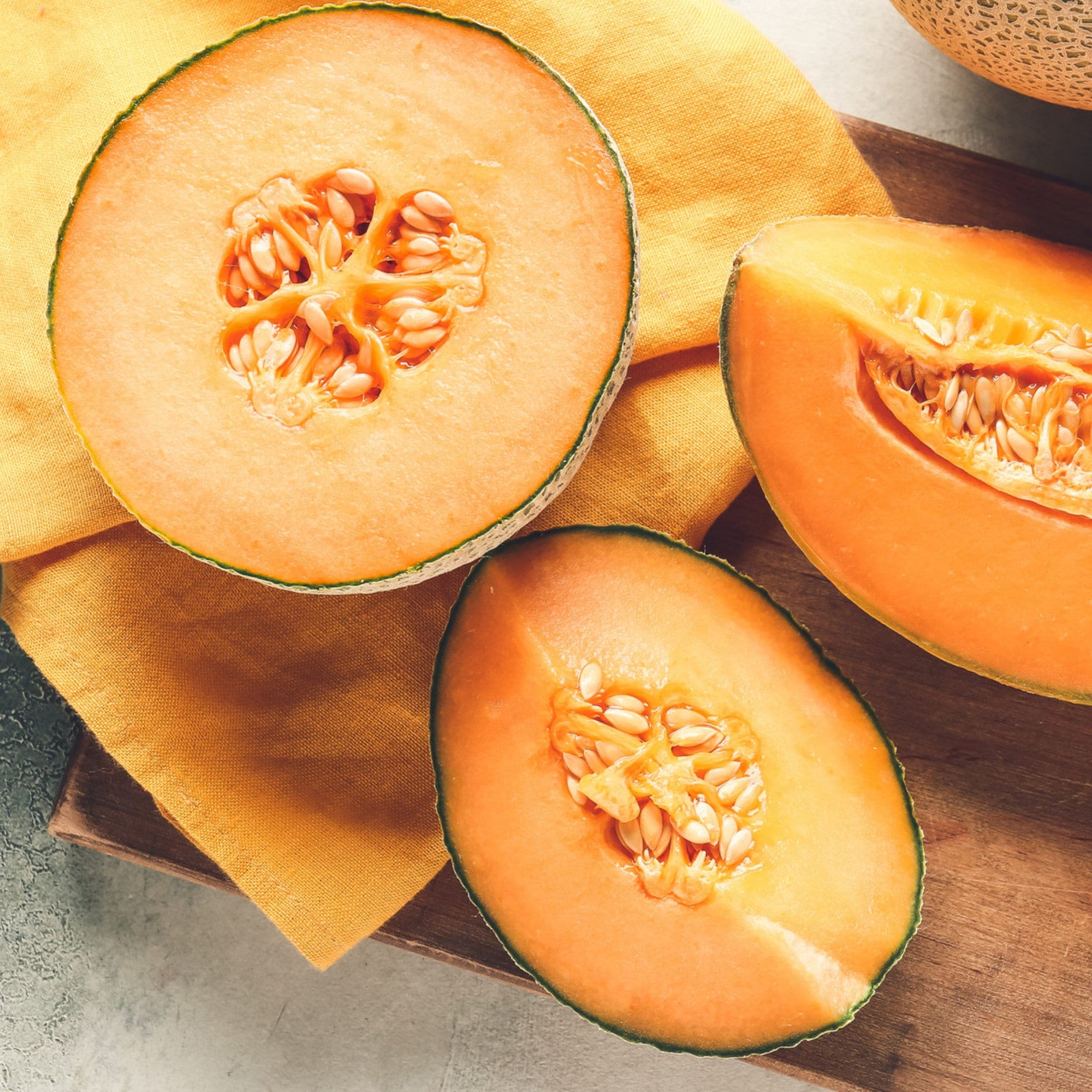 Honey Rock Melon Seeds - Cantaloupe Seeds - Organic & Non Gmo Fruit Seeds - Heirloom Seeds - Fresh USA Grown Seeds - Grow Your Own Fruit